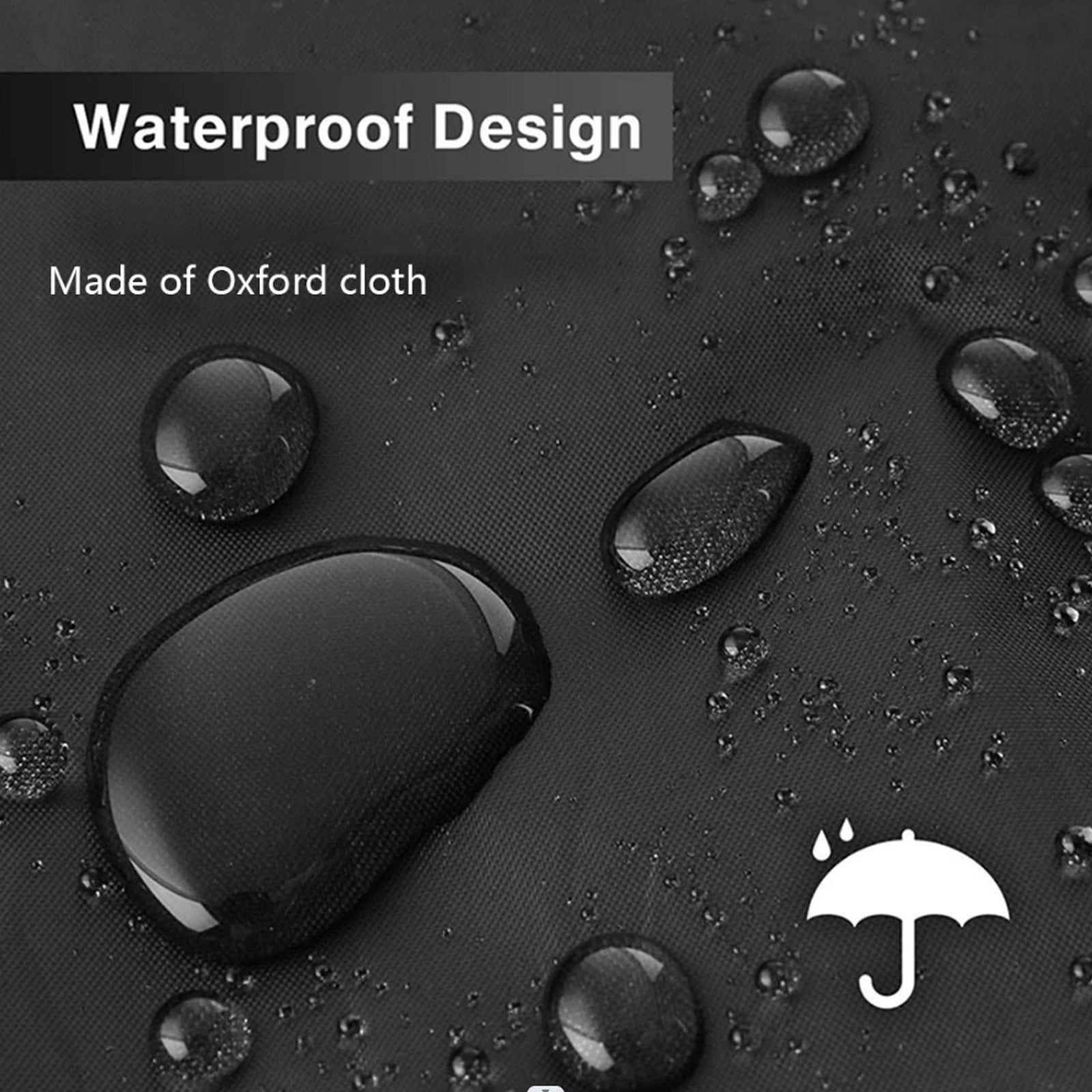 Pakasept Motorcycle Cover All-Season Waterproof Outdoor Protection with Lock-Holes and Storage Bag (Black, 96.5 in) q1tpn