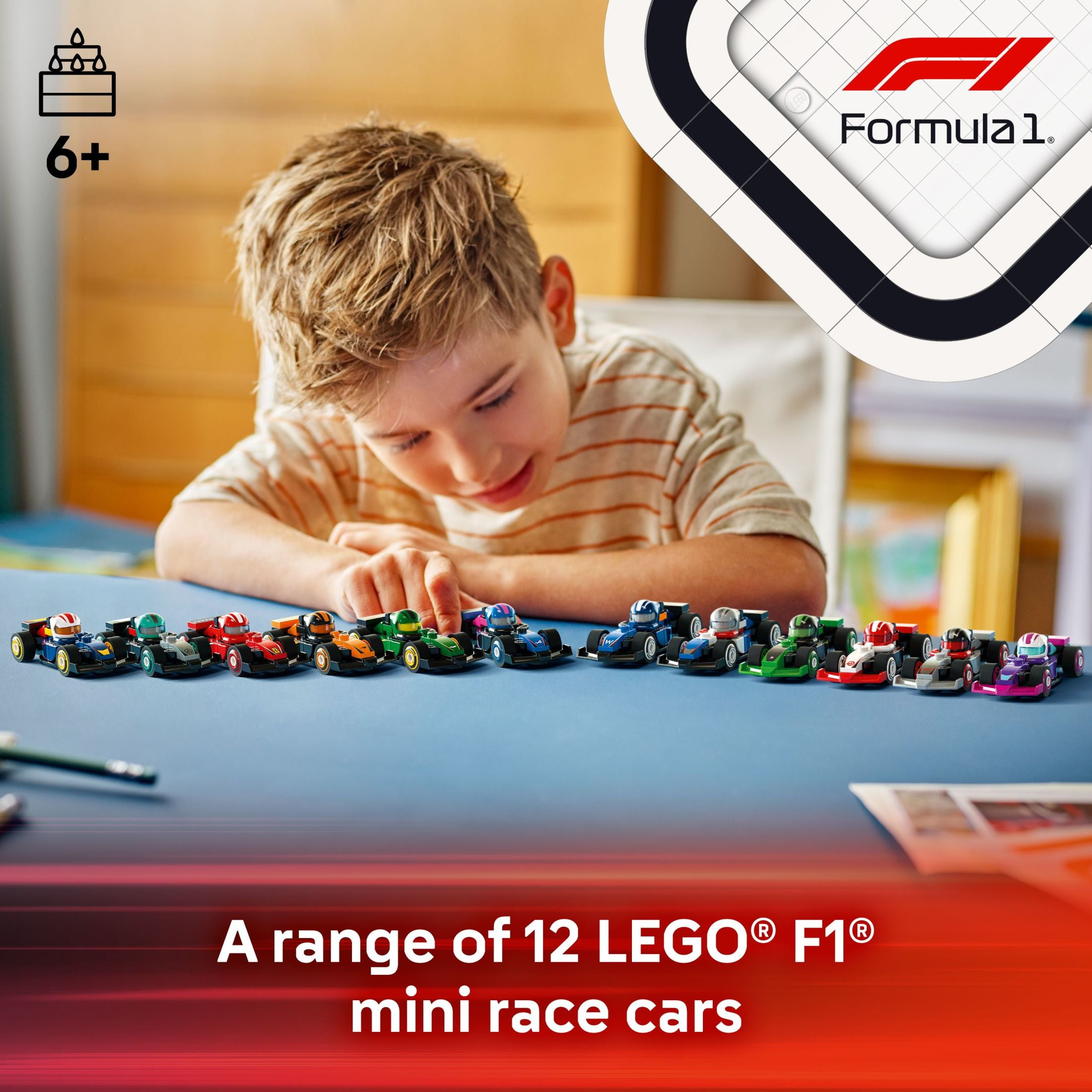 LEGO Formula 1 Race Car Building Kit, Collectible Mystery Model Vehicle (1 Pack) yk5ds