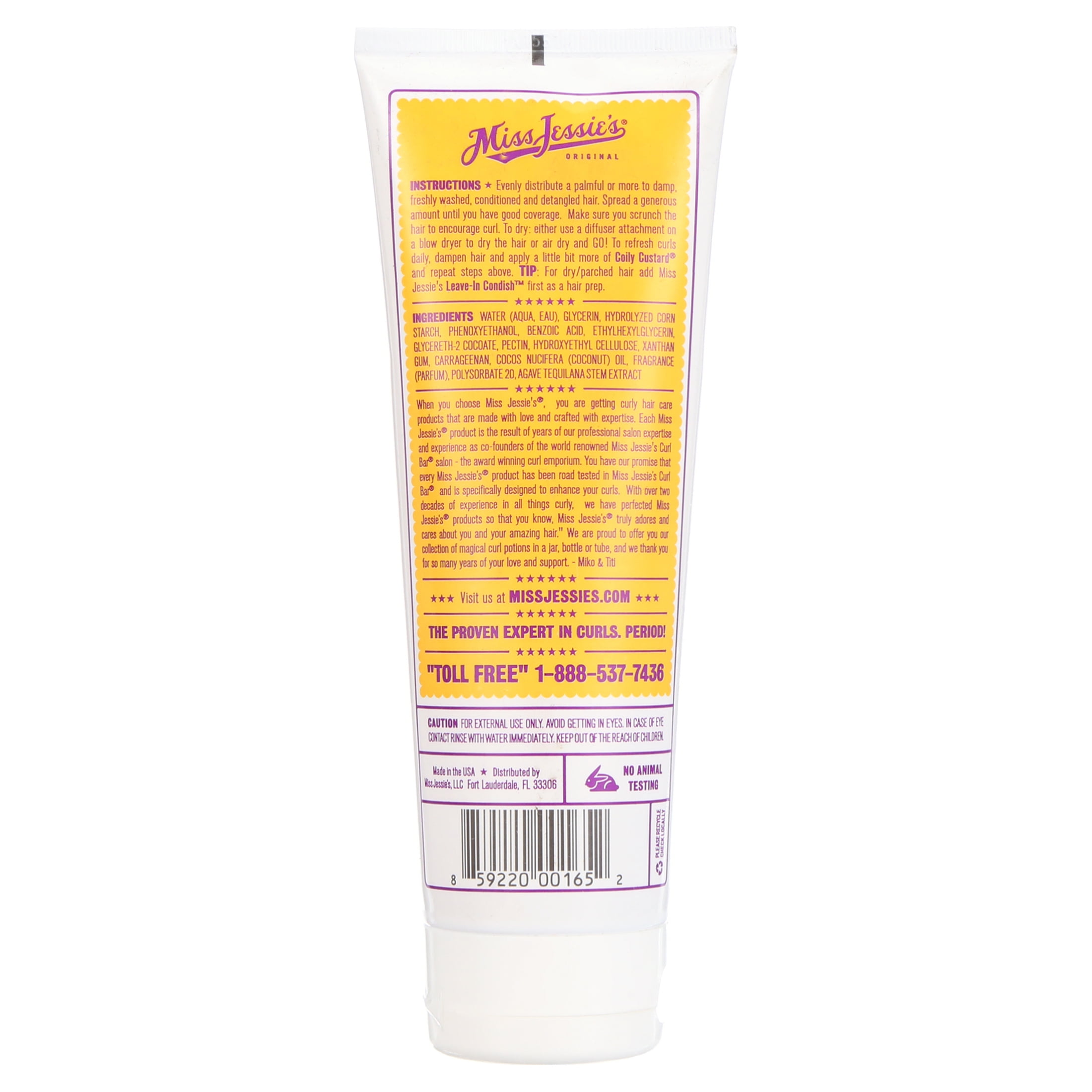 Miss Jessie's Coily Custard Curl Enhancing Styling Cream for Curly Hair (8.5 oz) nkgwx