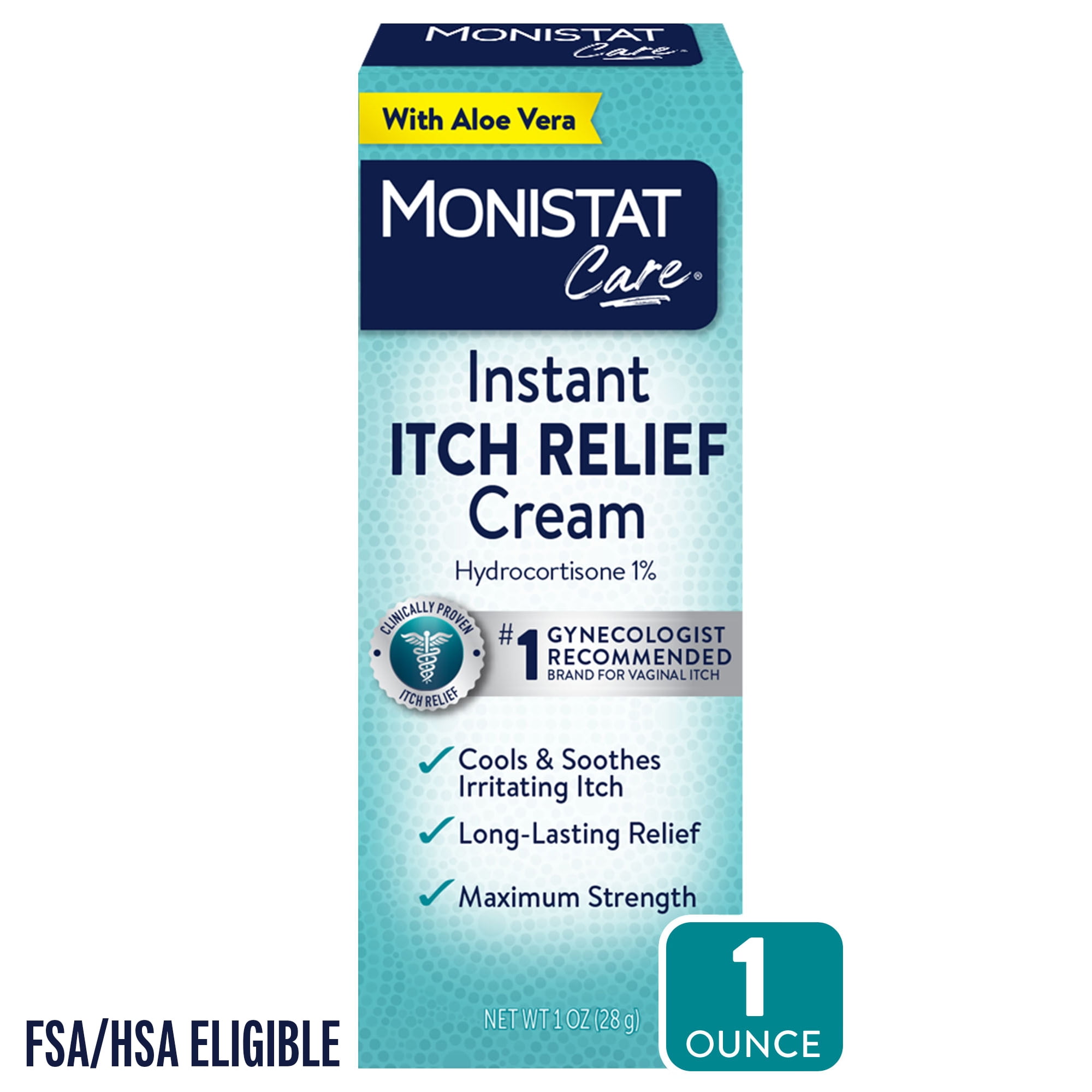 Monistat Instant Itch Relief Cream, Maximum Strength Feminine Care (1 oz) rla4s