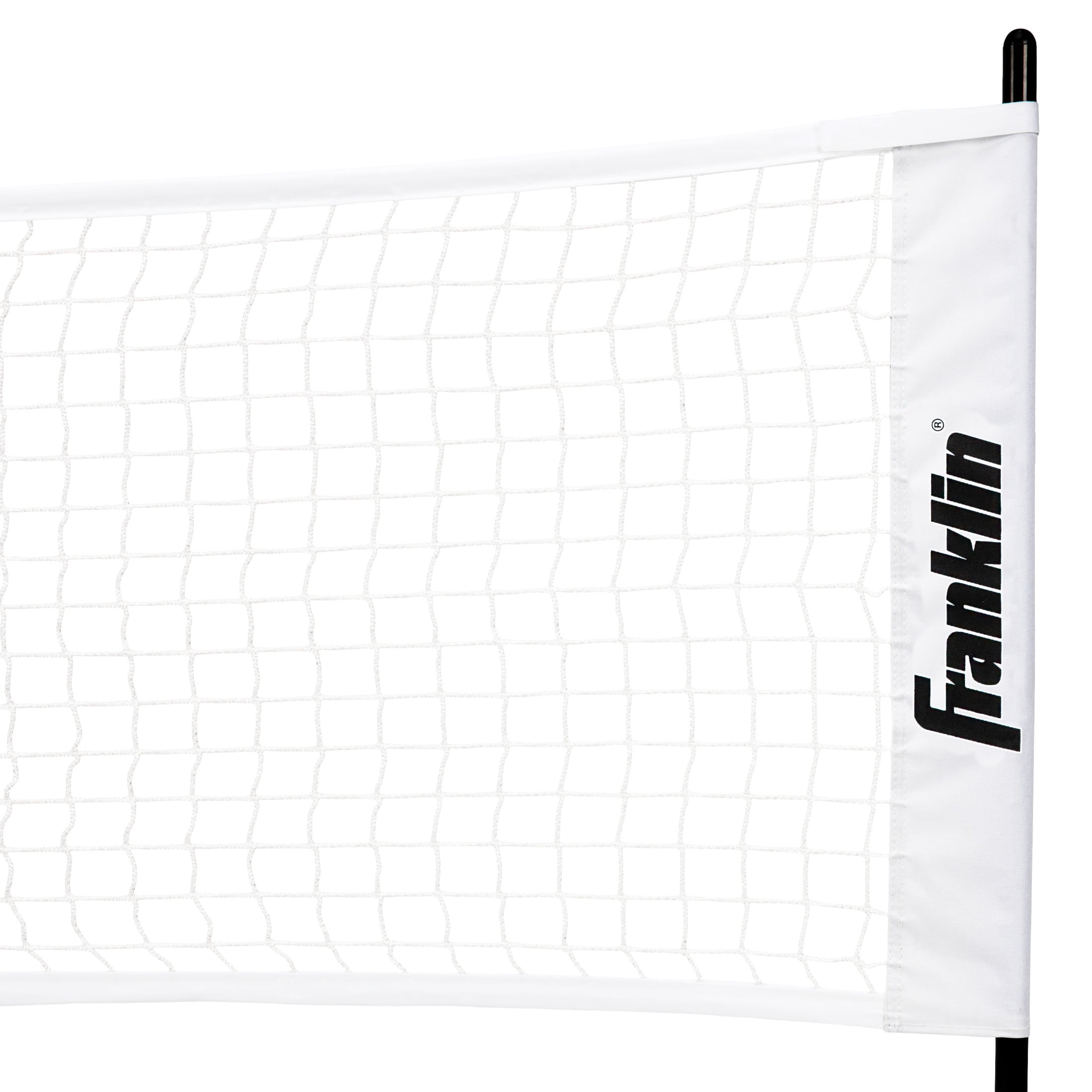 Franklin Sports Pickleball Starter Set with 10ft Net, (2) Paddles, and (2) X-40 Balls (Black, 10 ft) zvbtl