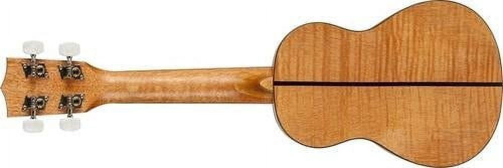 Kala Satin Exotic Mahogany Soprano Ukulele (Natural, 13.625 in Scale) aaohs