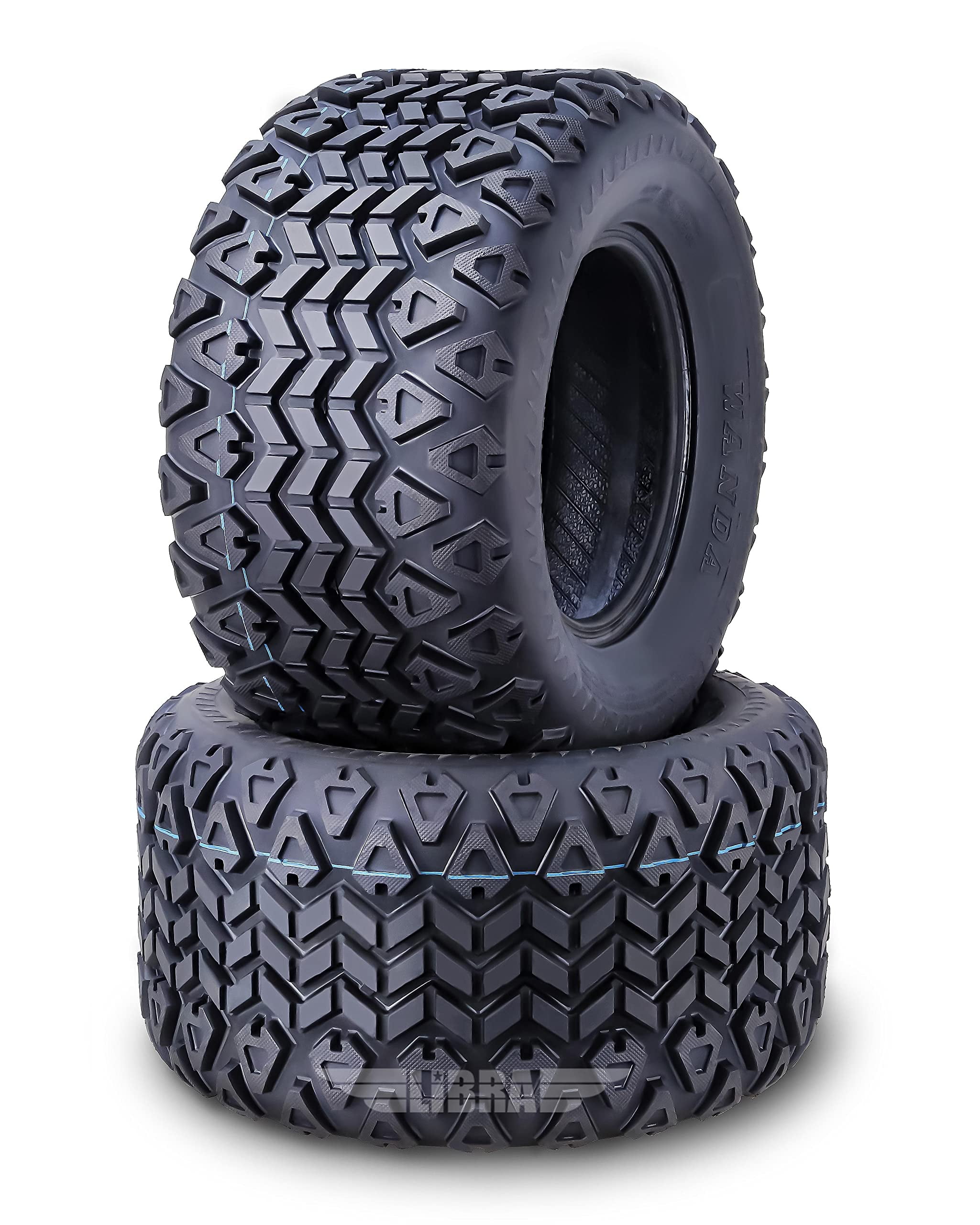WANDA Golf Cart ATV Tires 22x11-8 4-Ply All-Terrain Replacement (Set of 2) 86mhi
