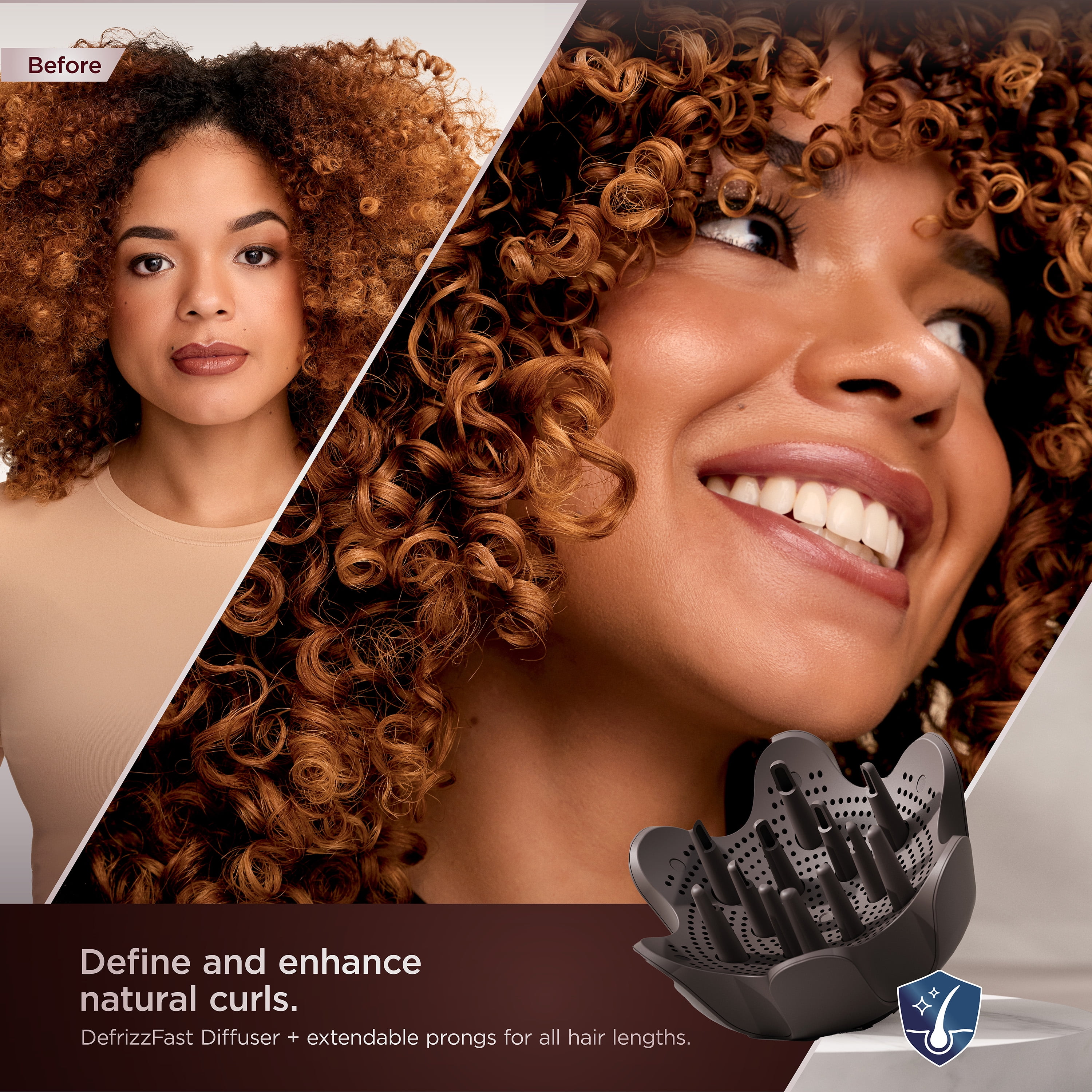 Shark SpeedStyle Pro FLEX Hair Dryer System, Professional Salon-Quality Styling Tool (Mocha Silver, Refurbished) tcnd7