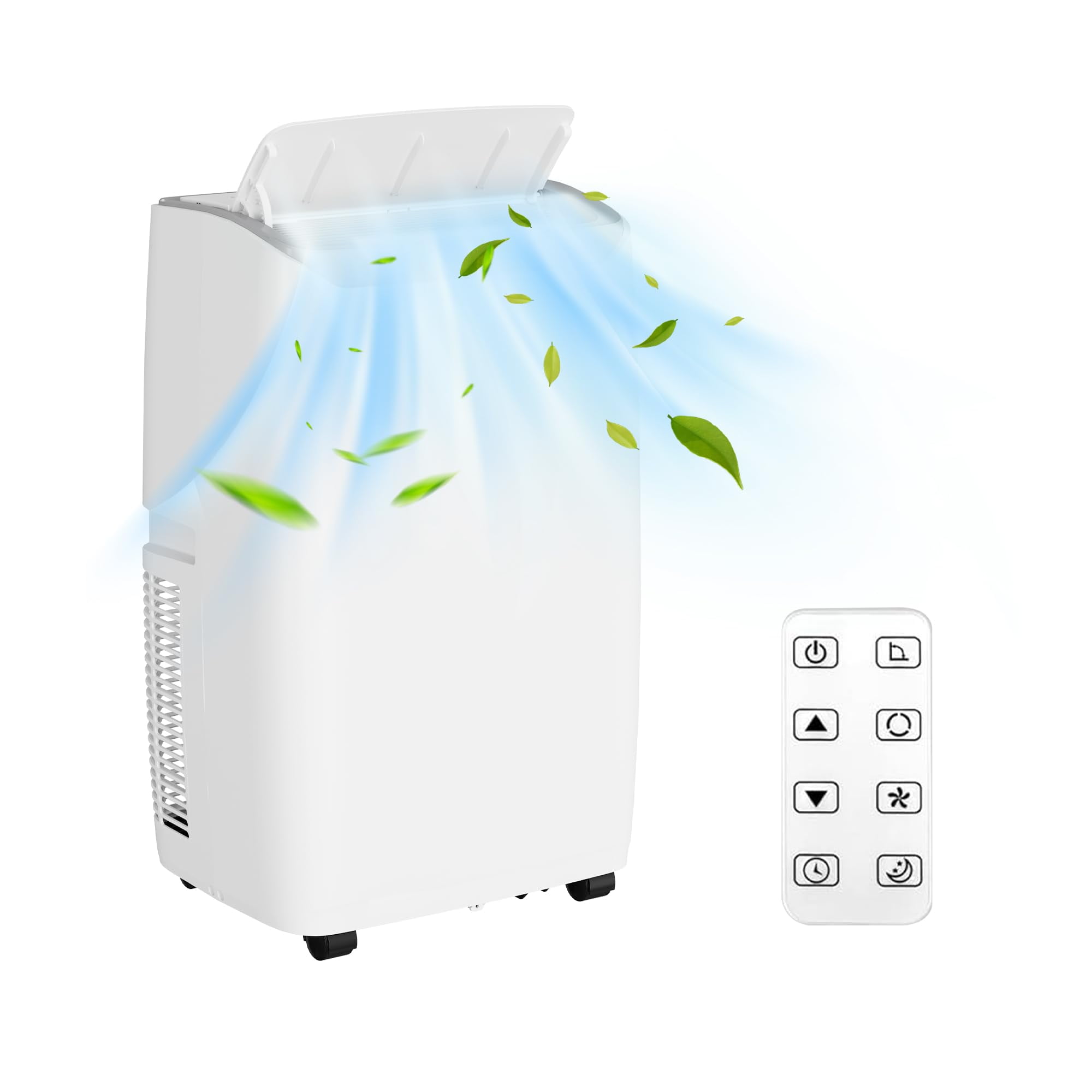 Towallmark 14,000 BTU Portable Air Conditioner for Rooms up to 700 Sq Ft (White) bnbv5