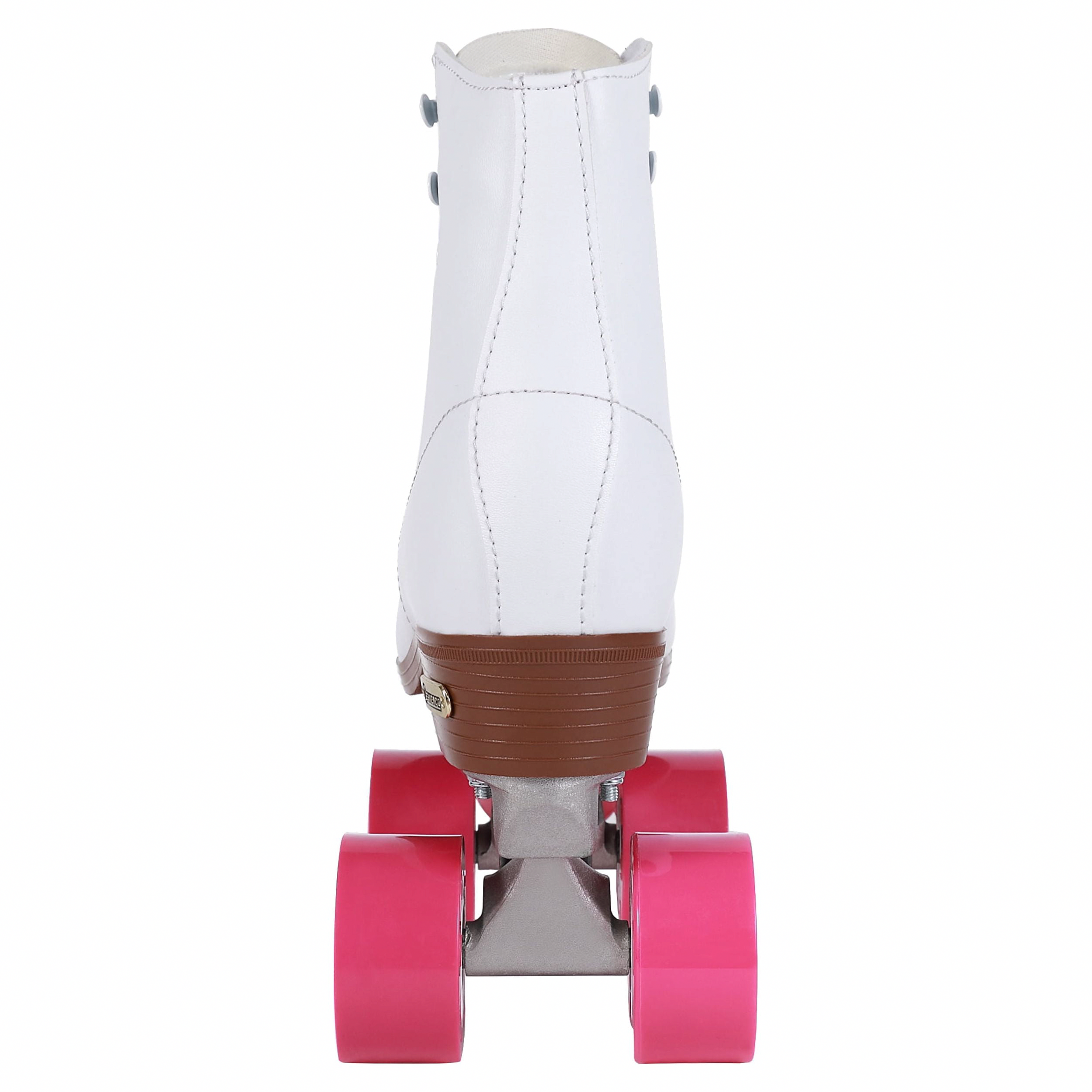 Chicago Ladies Classic Quad Roller Skates, High-Top Indoor Outdoor Rink Skates (White, Size 1) 73zr4