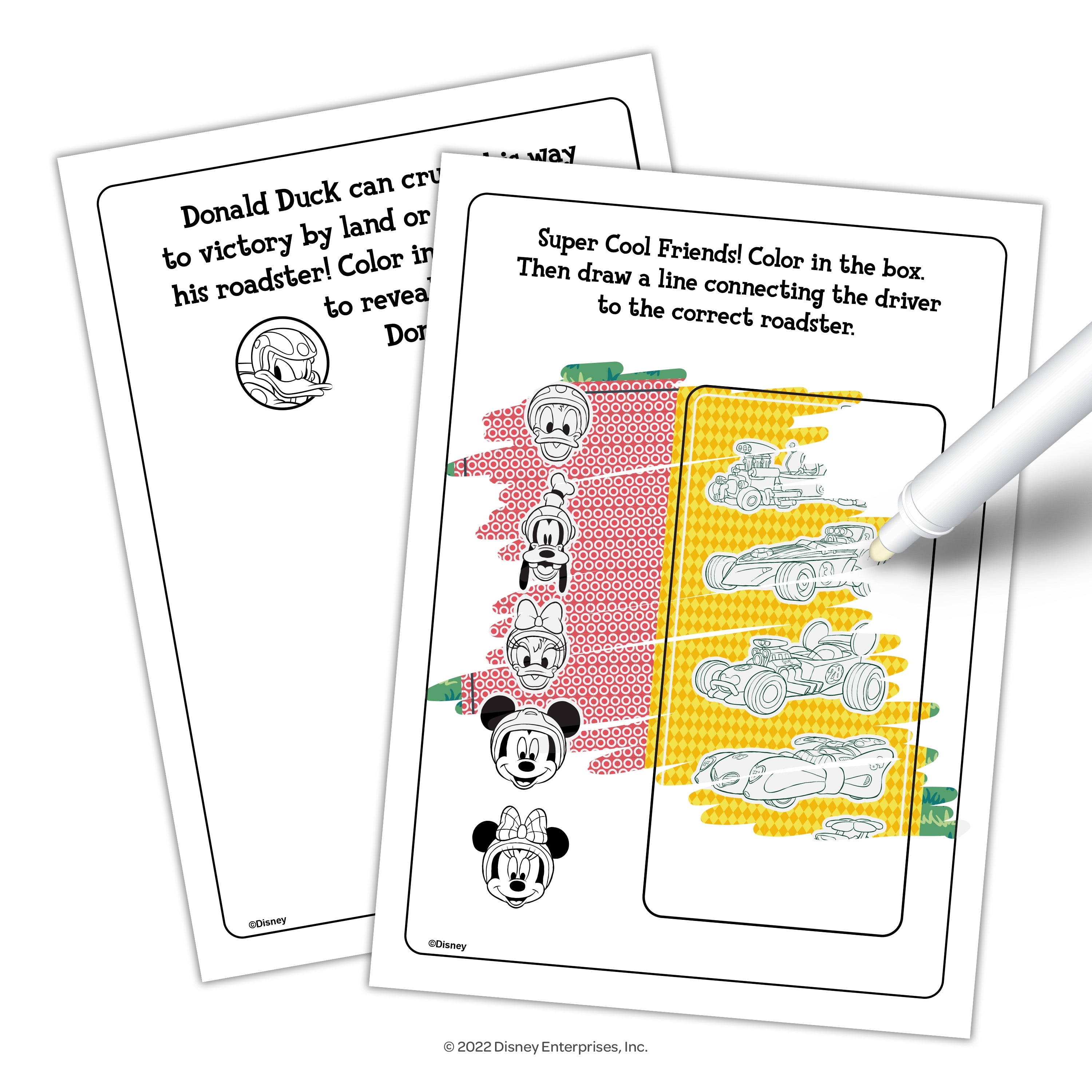 Disney Mickey Mouse Imagine Ink Coloring Book with Mess-Free Marker (16 Pages) 4n9h2