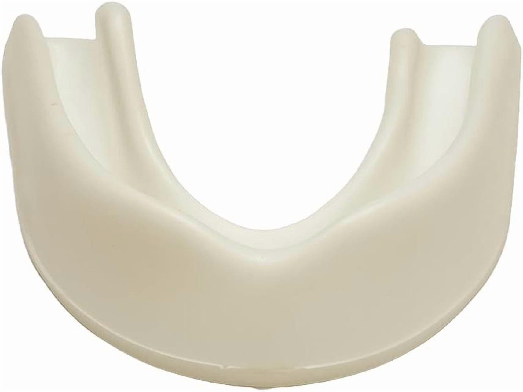 Amber Sports Boil and Bite Mouth Guard, Protective MMA Mouthpiece for Boxing and Contact Sports (White, 1 Pack) 7cg6u