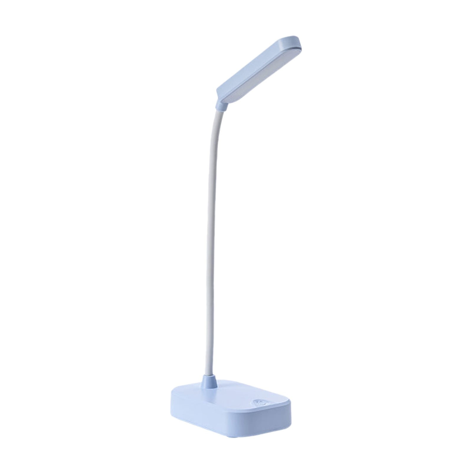 Byikun Folding LED Desk Lamp, Portable Rechargeable USB Reading Light, Adjustable Brightness, Eye-Caring (Blue, 3.5 oz) elxa1