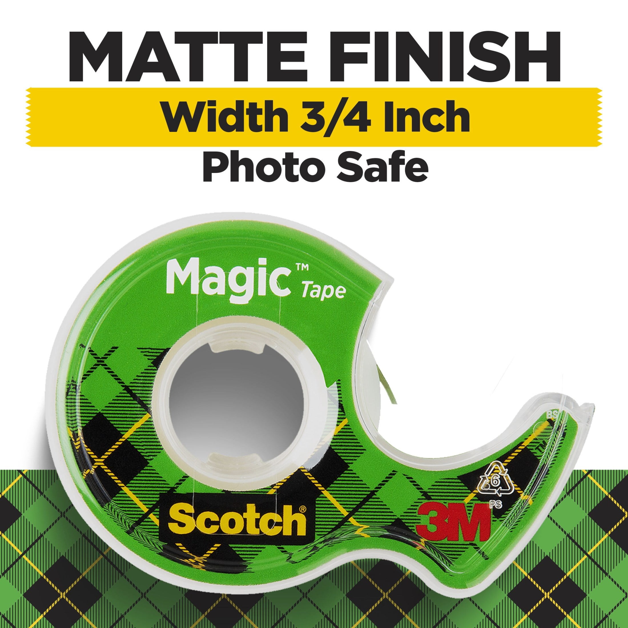 Scotch Magic Invisible Tape with Dispensers (Blue, 0.75 in. x 600 in., 2 Pack) kuj8v