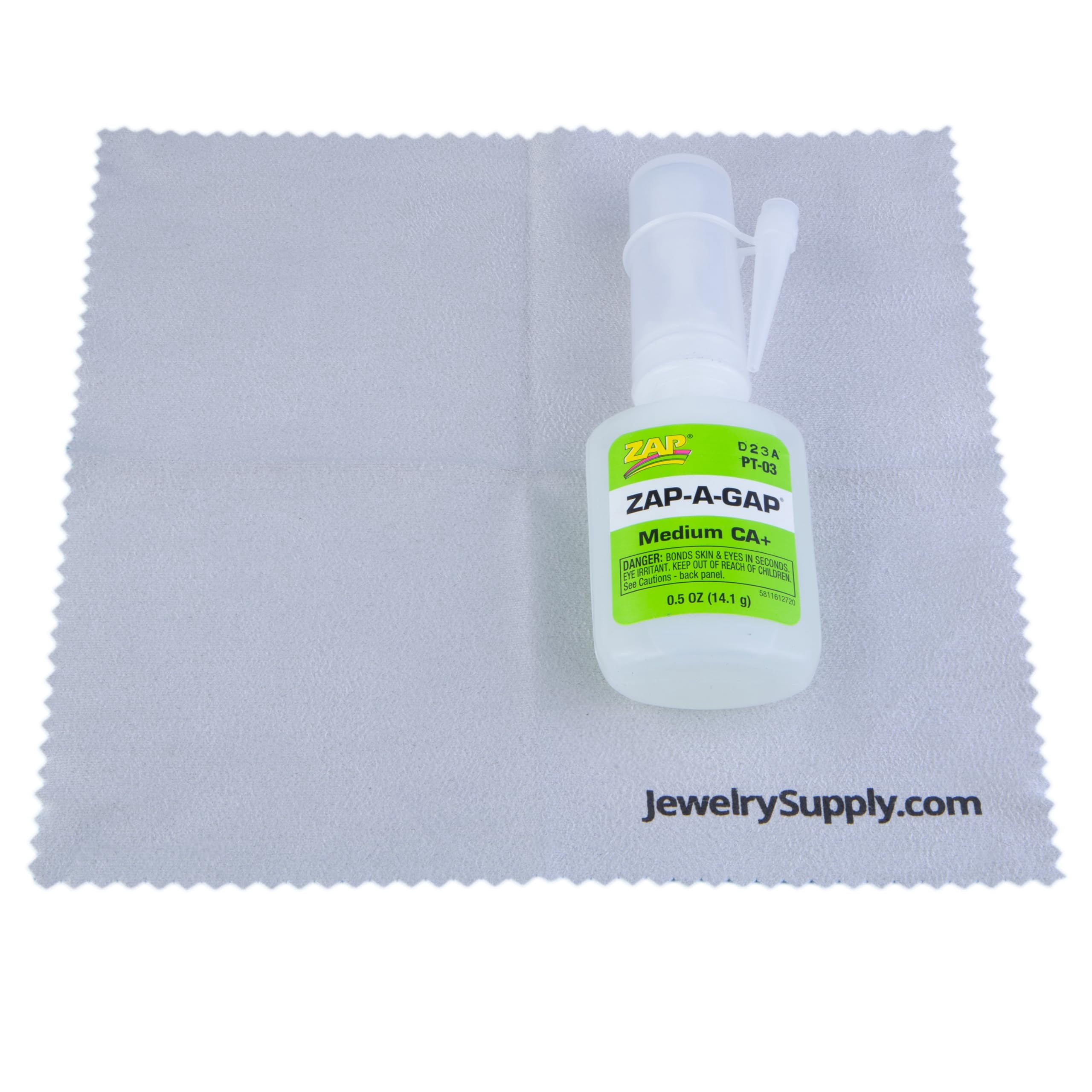 Zap-A-Gap CA Plus Adhesive Professional Strength Instant Glue (Clear, 0.5 oz) o94wj