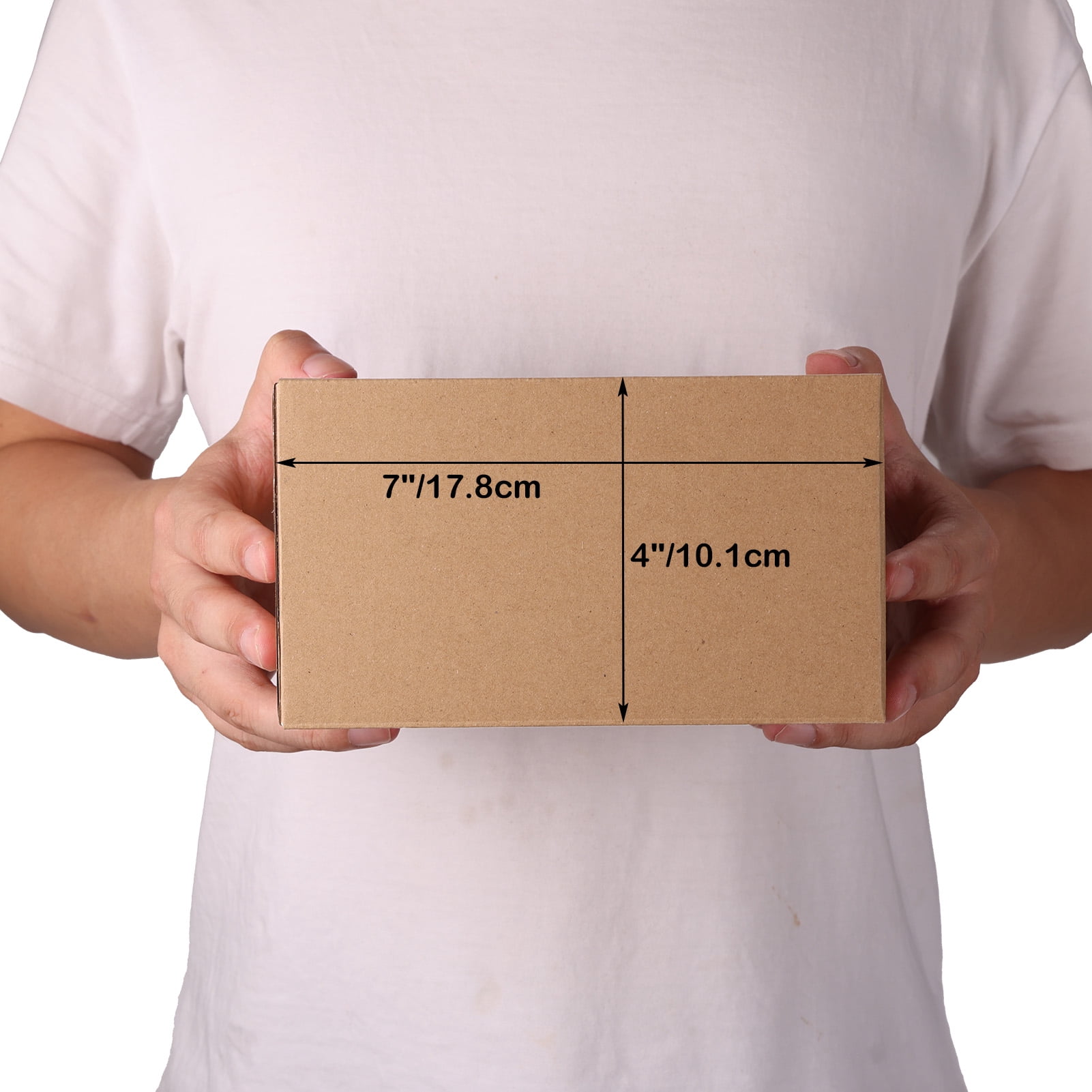 CRUGLA Corrugated Shipping Mailer Boxes for Small Business Packaging (Brown, 7x5x4 in, 40 Pack) fyxwk