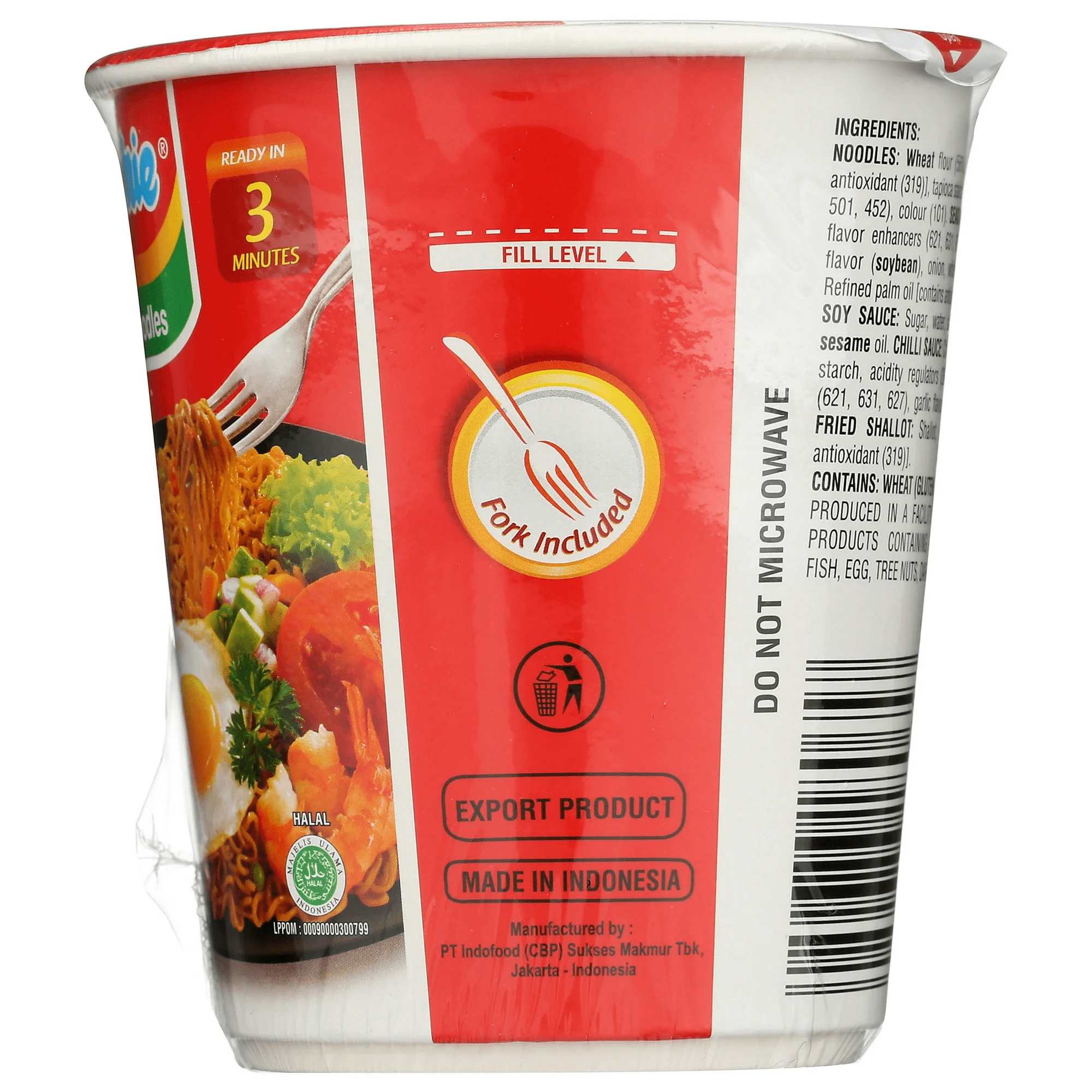 Indomie Mi Goreng Instant Stir Fry Noodles, Original Flavor, Quick Meal (2.65 oz, Pack of 12) agyt2