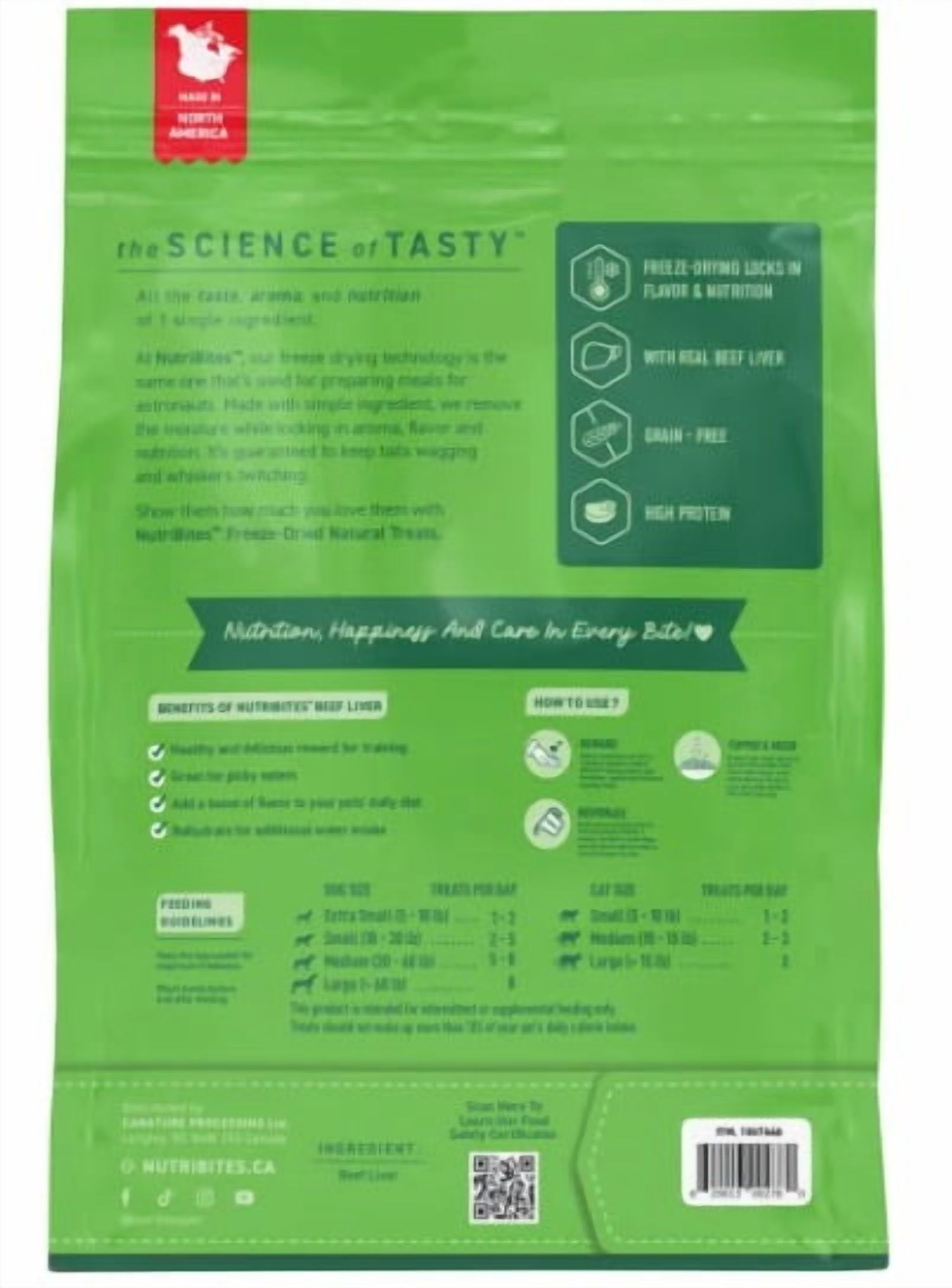 Canature Global NutriBites Freeze Dried Beef Liver Dog and Cat Treats (Natural, High-Protein) (54 oz, 2-Pack) l4u8g