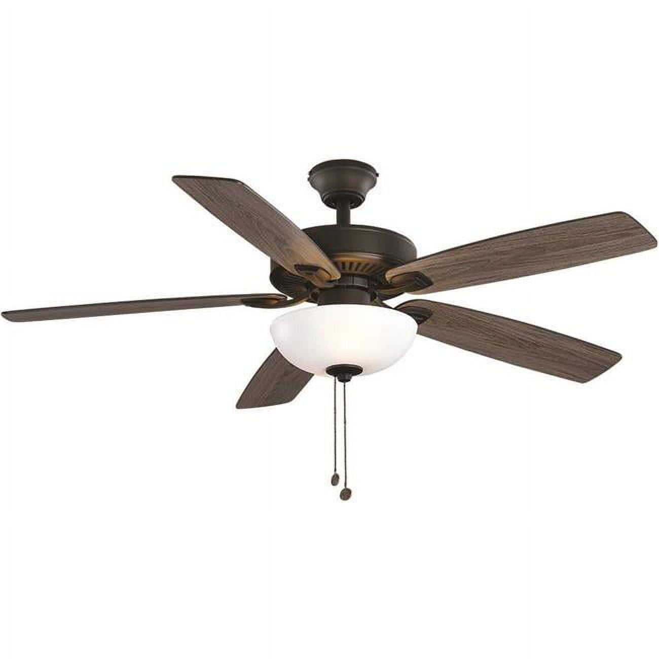 National Brand Alternative LED Ceiling Fan with Light, Energy-Efficient Indoor Cooling (Bronze, 52 in.) oin7o
