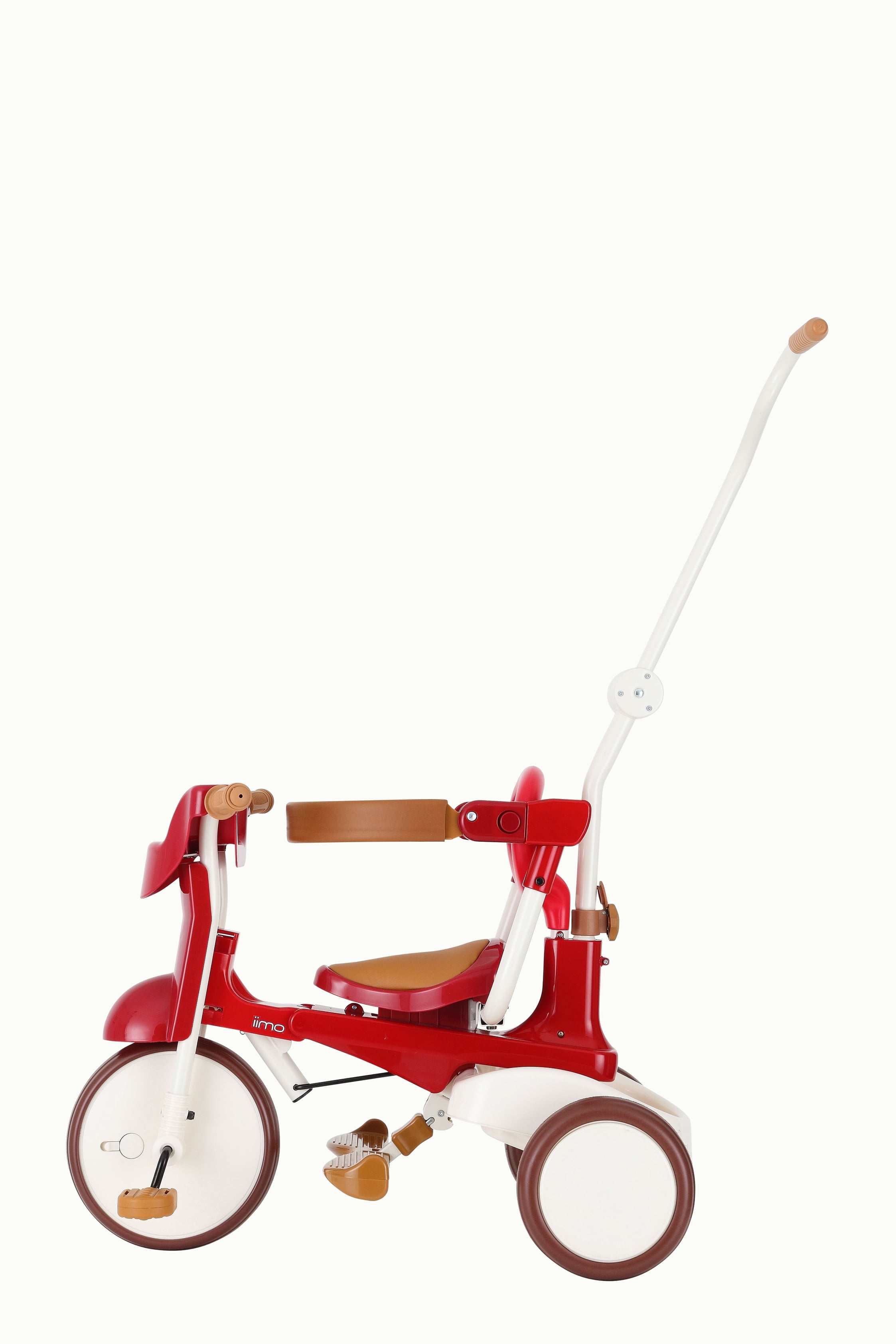 iimo 3-in-1 Foldable Tricycle with Canopy (Eternity Red, 19 in Folded Height) rqdtw