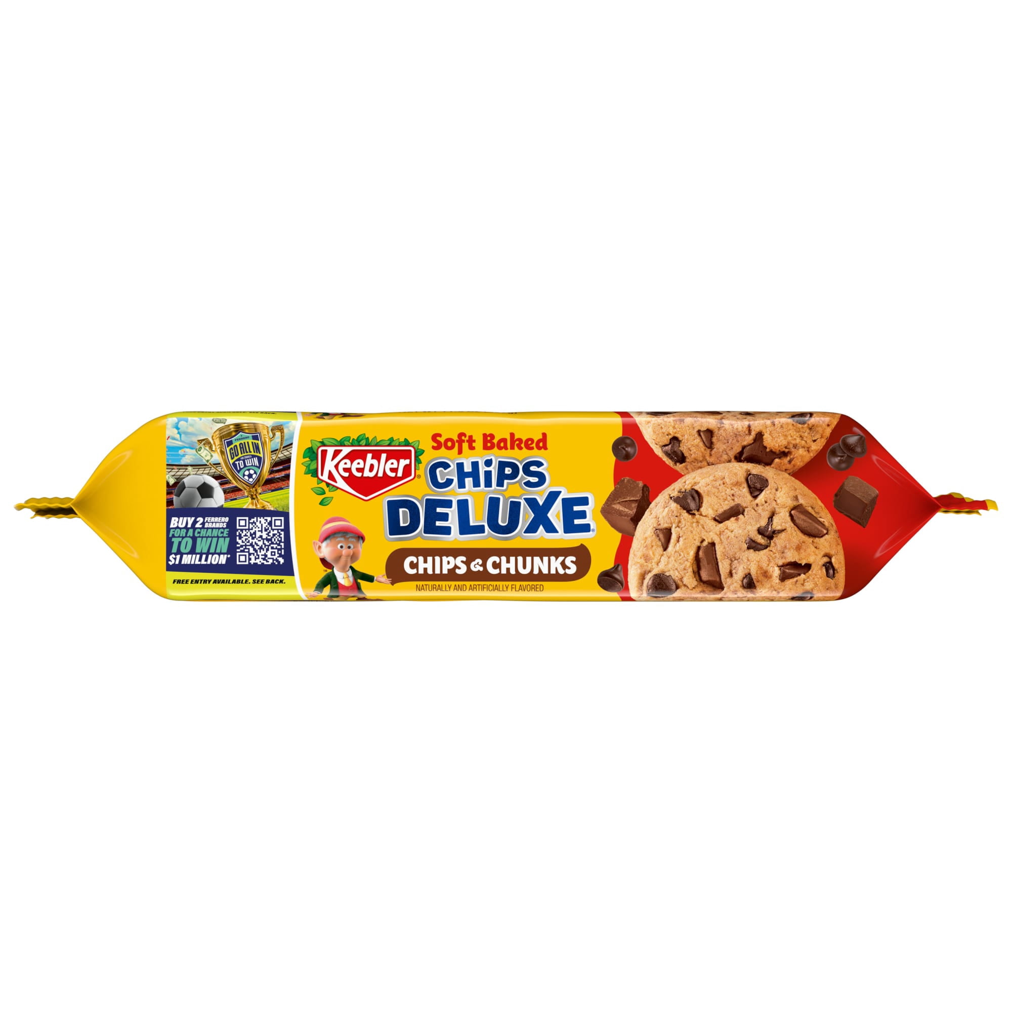 Keebler Soft Baked Chips Deluxe Chocolate Cookies (Chocolate Chip, 11.9 oz) wnv7h