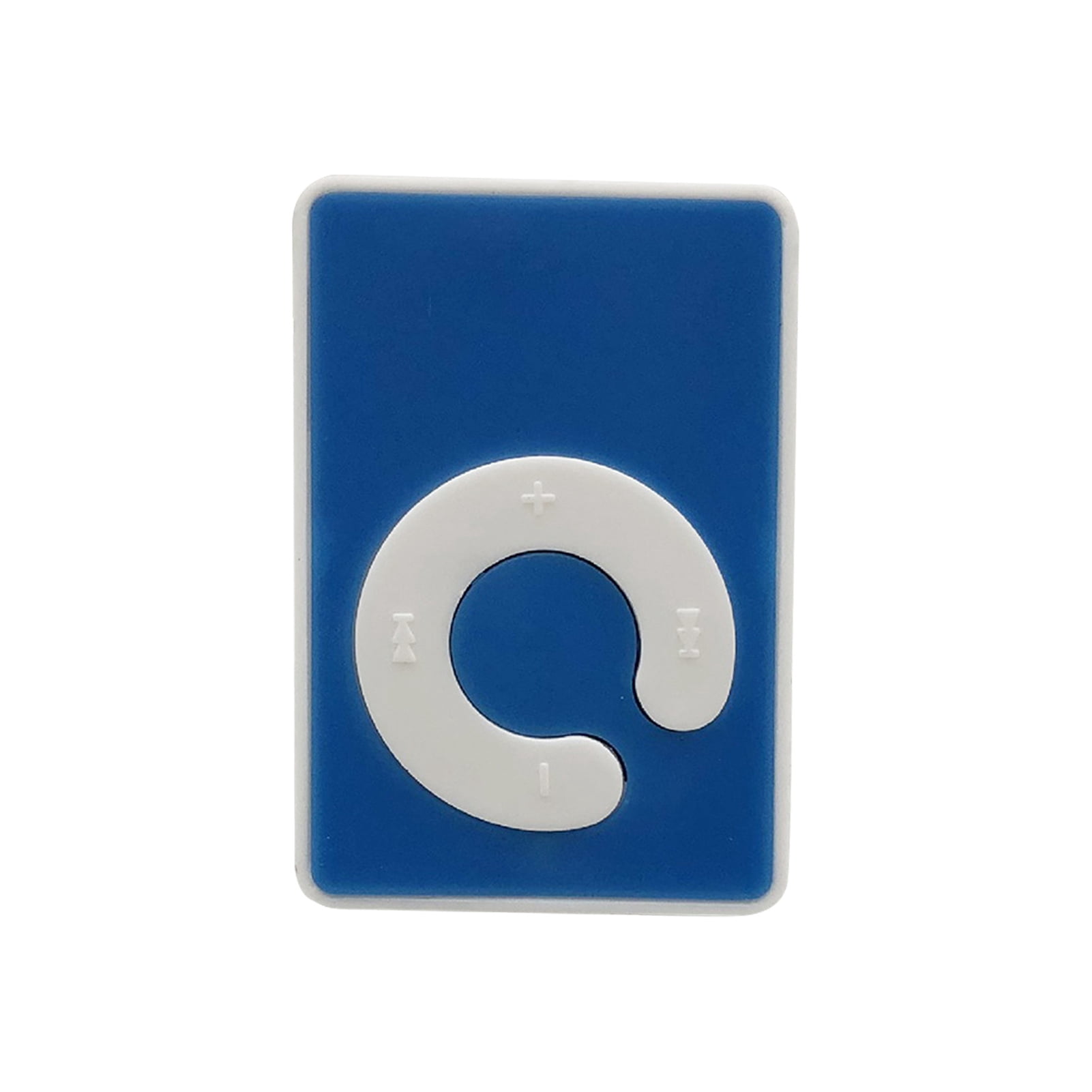 Joernso Mini MP3 Player Portable Digital Music Player with Clip for Sports (Blue, 1.7 in x 1.2 in x 0.6 in) 5xn8x