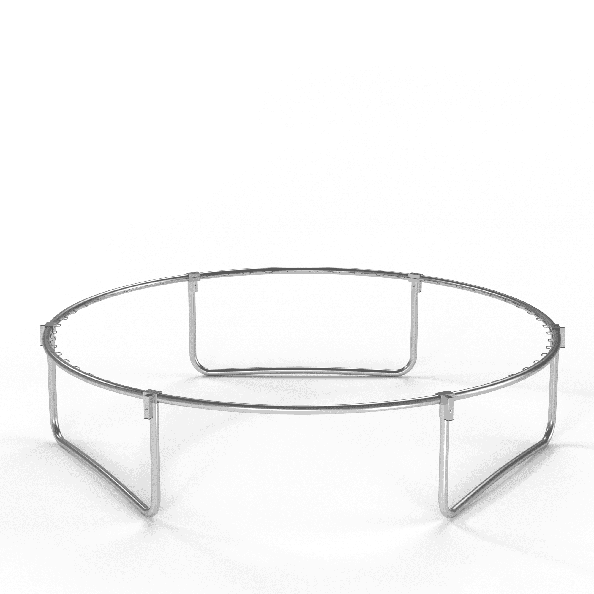 AURAVISTA 6ft Round Outdoor Trampoline with Safety Enclosure and Bungee Cord System (Black, 6 ft) 8rv65