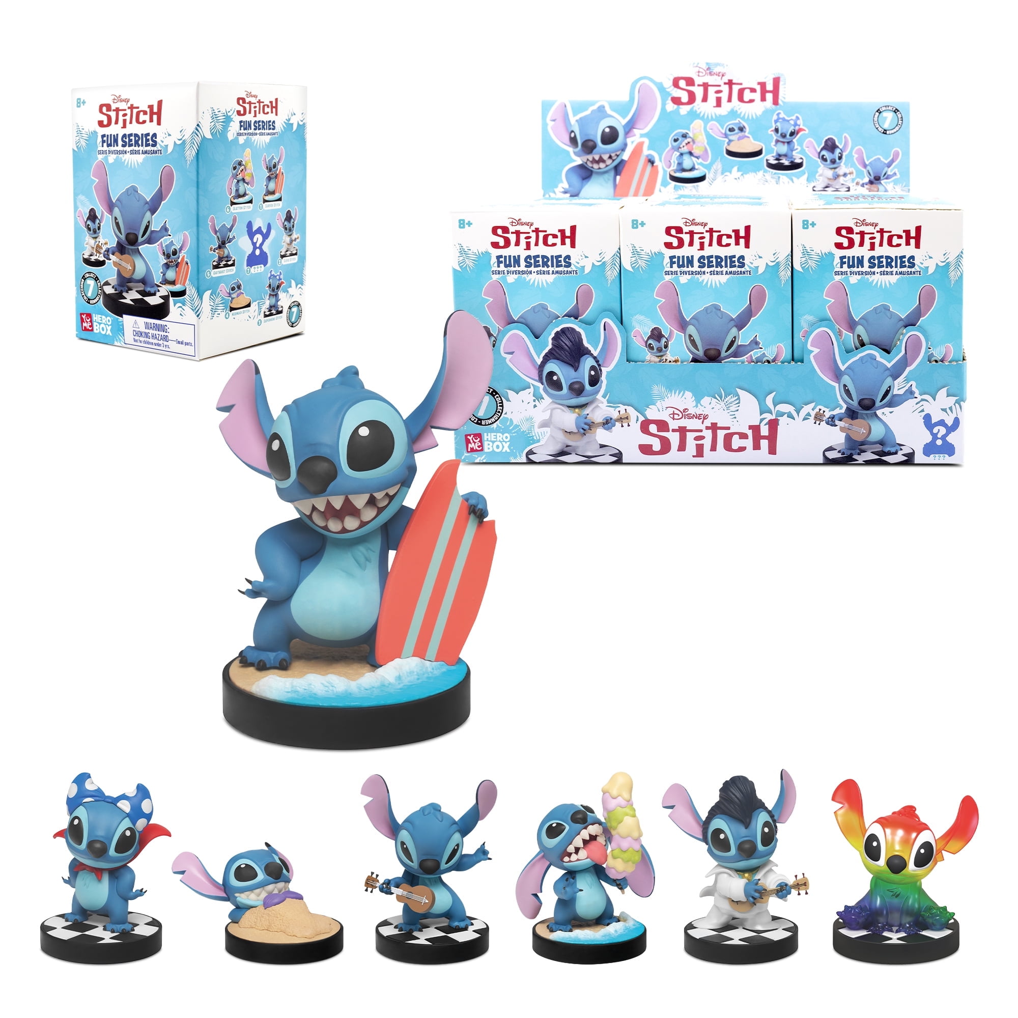 YuMe Disney Lilo & Stitch Fun Series Mini Figurine Set (6 Pack) l1psn