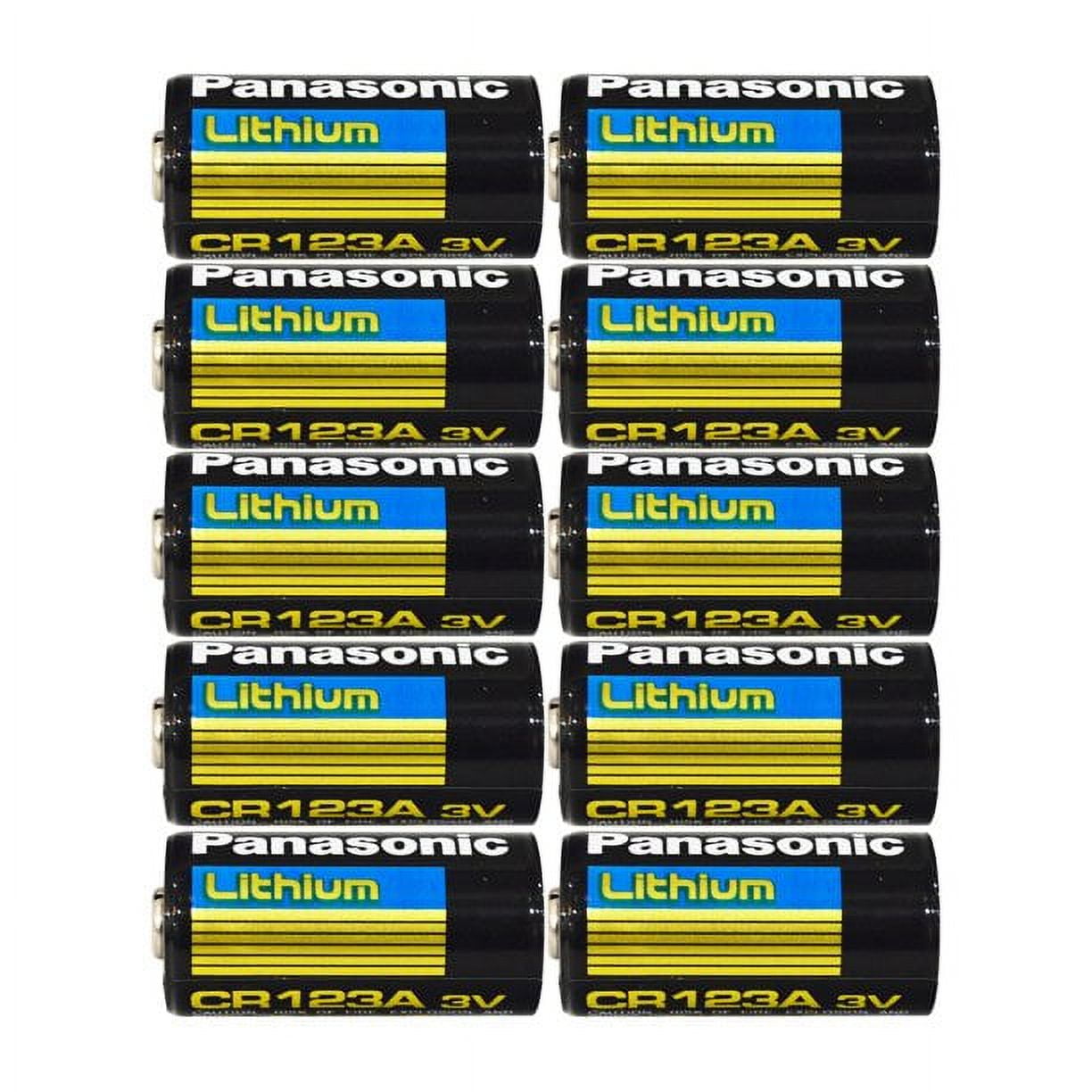 Panasonic CR123A 3V Lithium Battery High-Performance Long-Lasting Power (1 Pack) cnjwx
