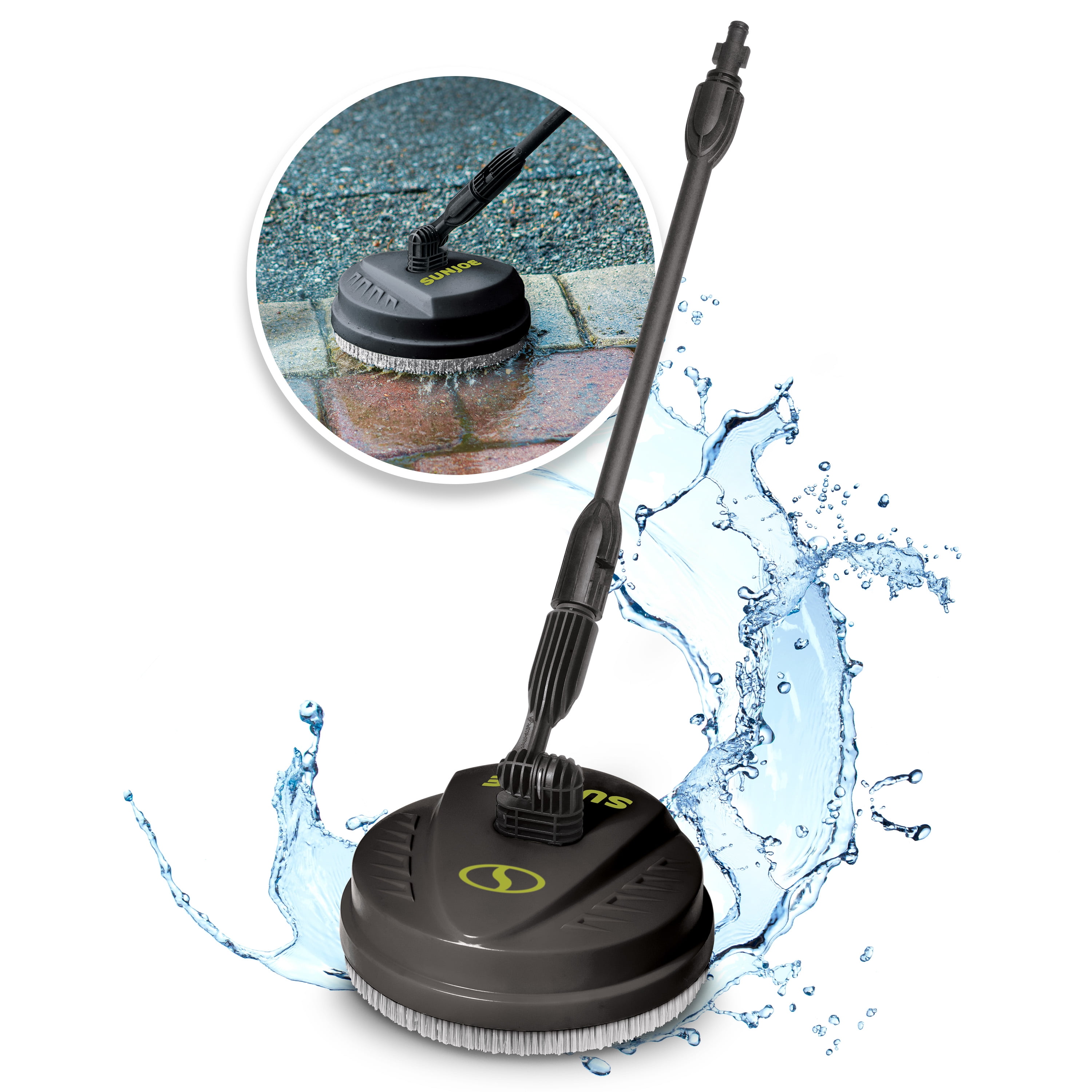 Sun Joe 10 Inch Pressure Washer Surface Cleaner Attachment (Green/Black, 10 in) 2bg1n