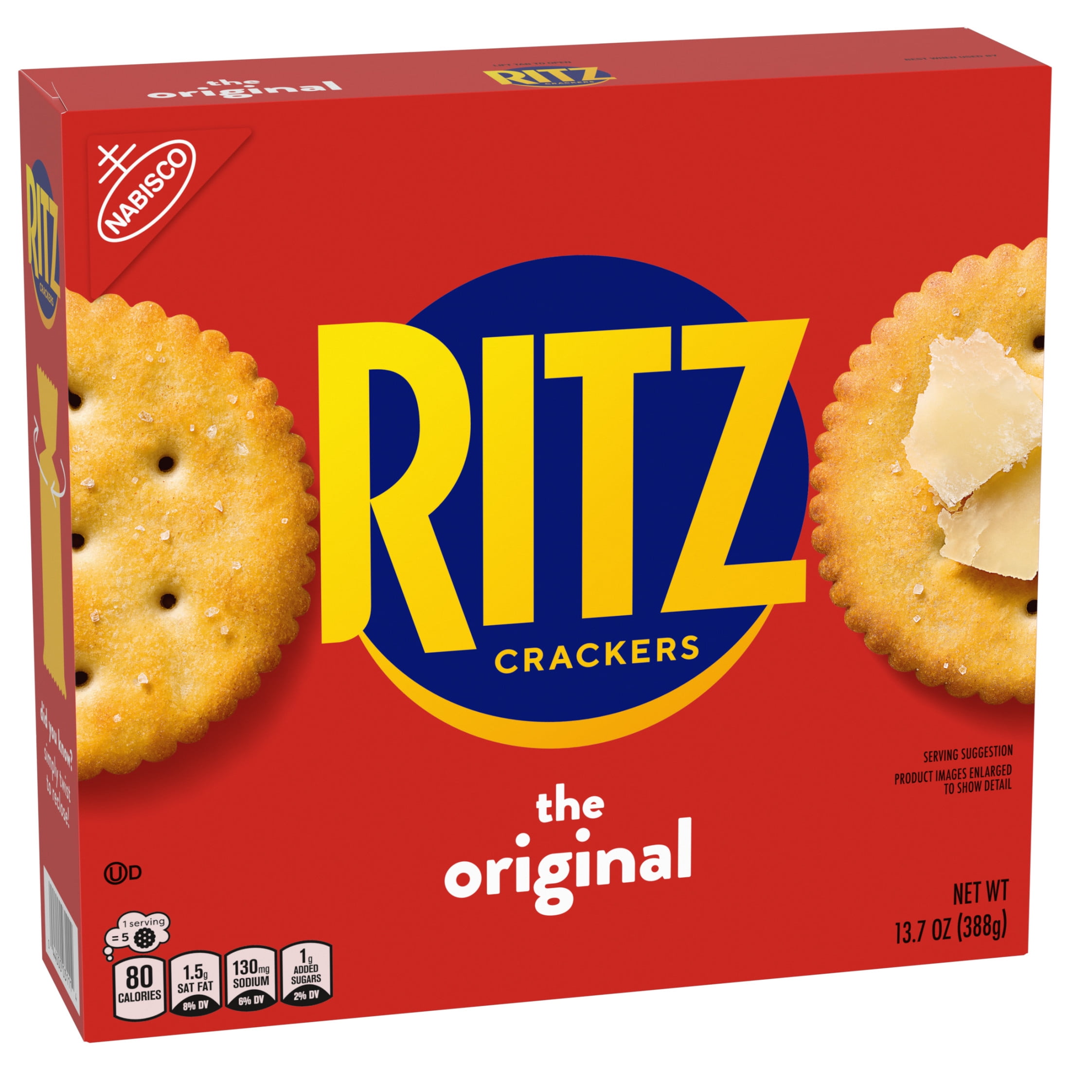 RITZ Original Crackers, Flaky and Buttery Snack Crackers for Appetizers and Quick Meals (13.7 oz) b28af