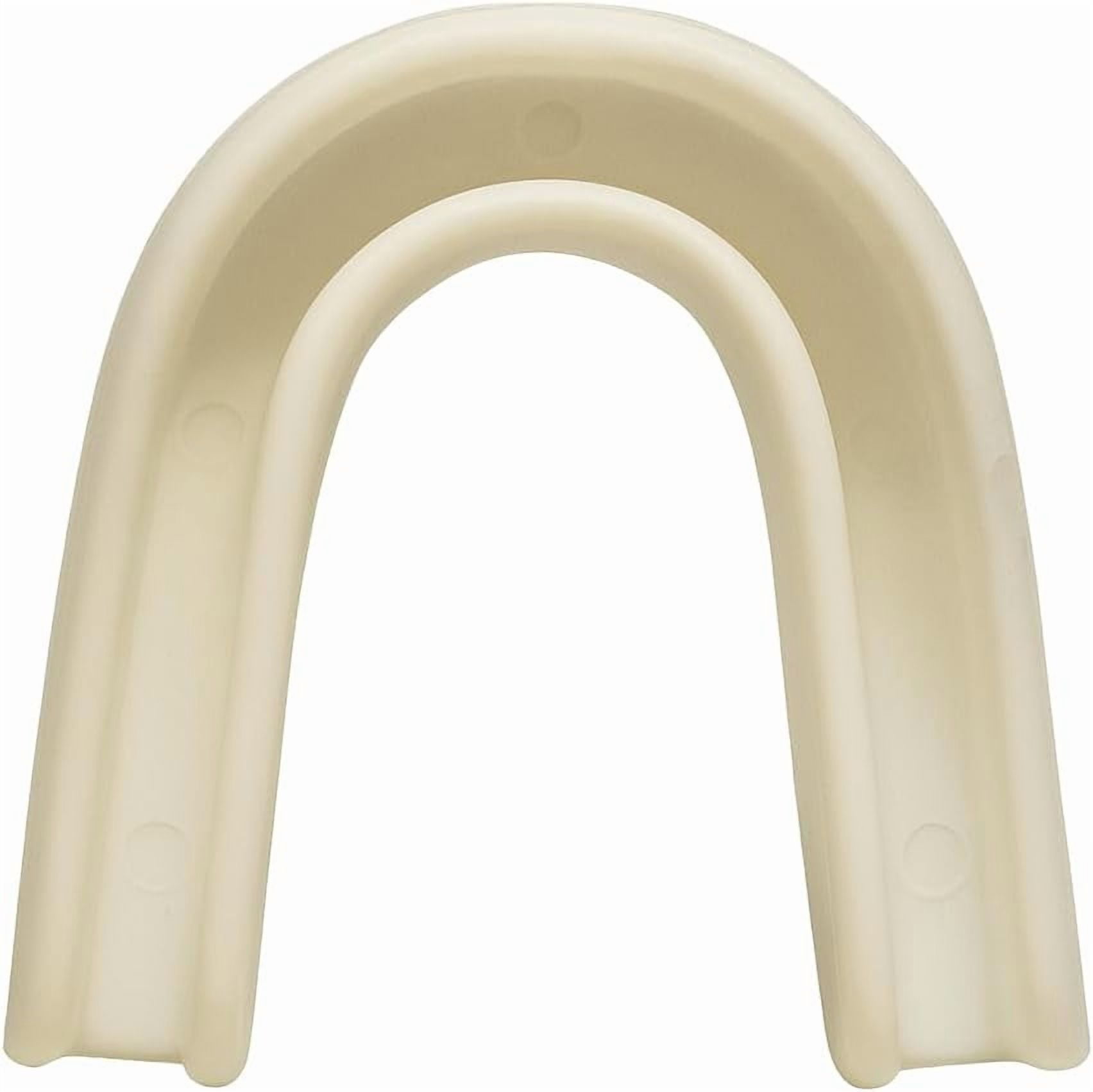 Amber Sports Boil and Bite Mouth Guard, Protective MMA Mouthpiece for Boxing and Contact Sports (White, 1 Pack) 7cg6u
