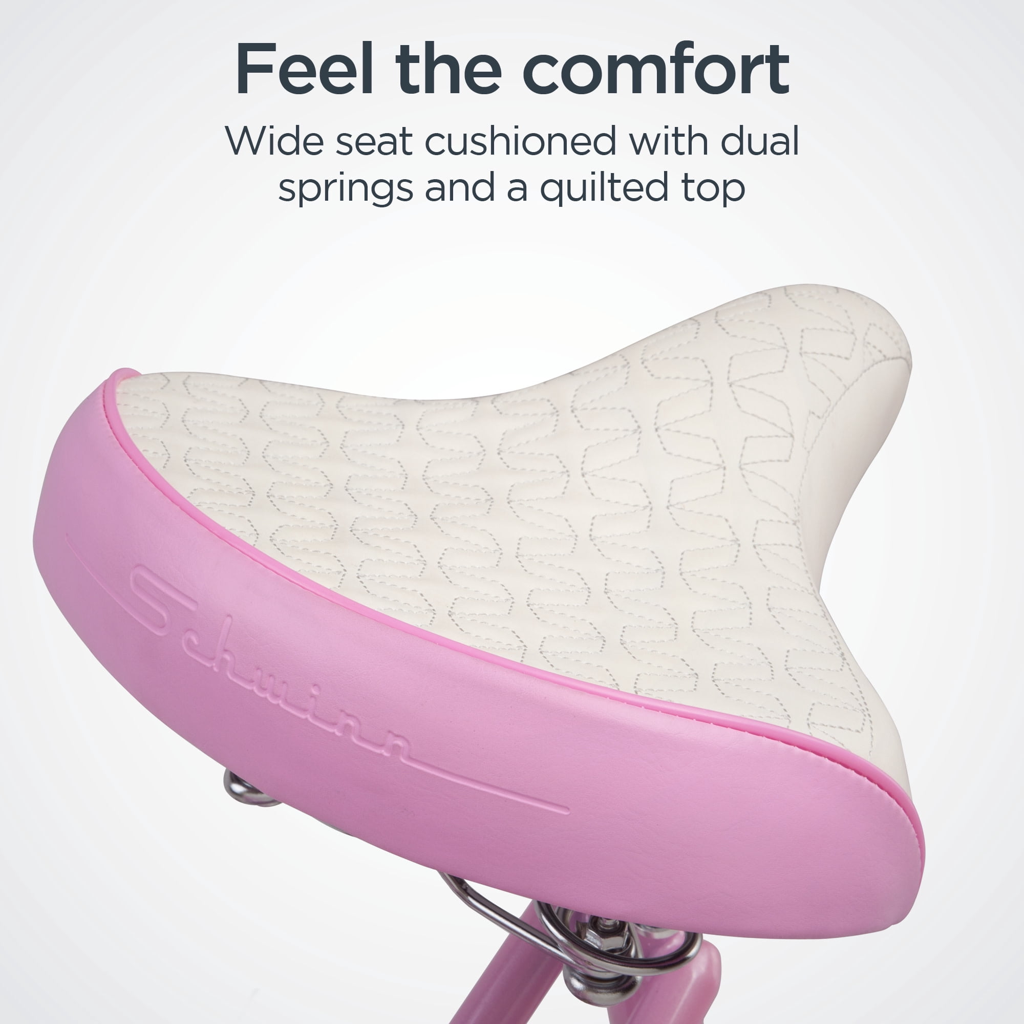 Schwinn Perla Cruiser Bike, 7-Speed Step-Thru Frame, Comfortable Upright Riding Position (Pink, 26 in) fo6l2