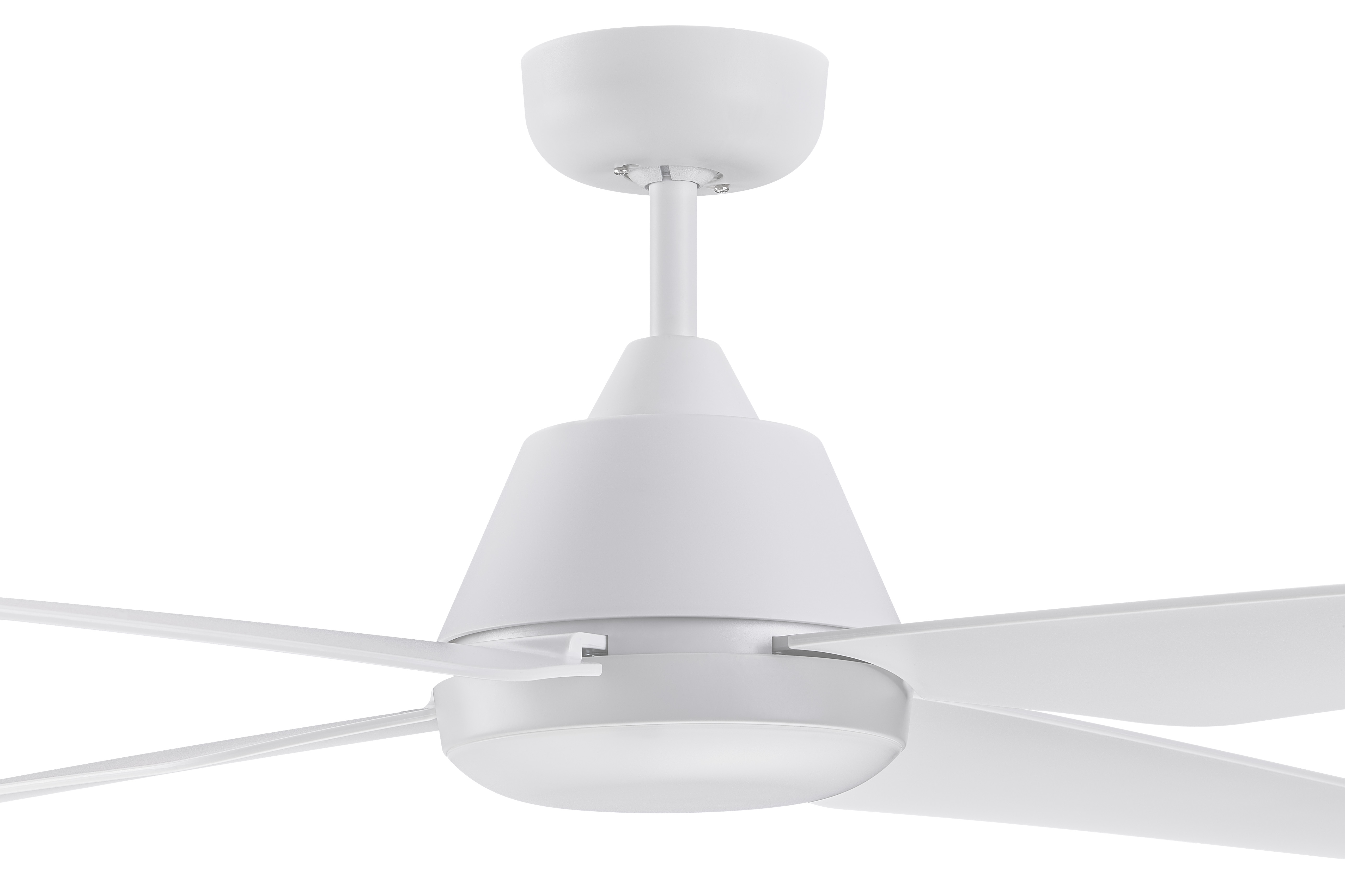 Lucci Air Aria LED Ceiling Fan with Light and Remote (White, 52 in) 042nt