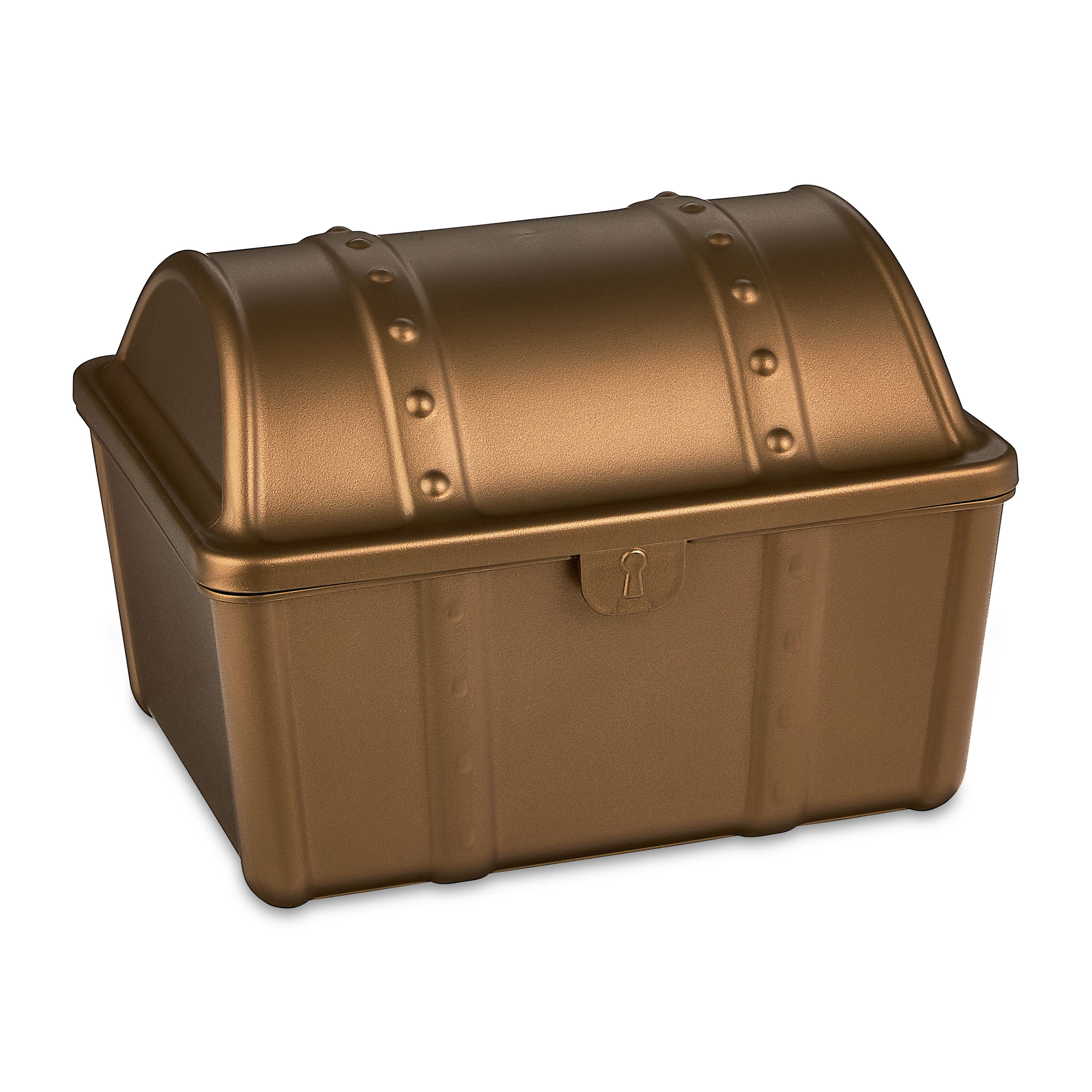Pen+Gear Treasure Box Storage Organizer for Classroom and Office Supplies (Bronze, 9 in x 7 in x 6.25 in) i9hph