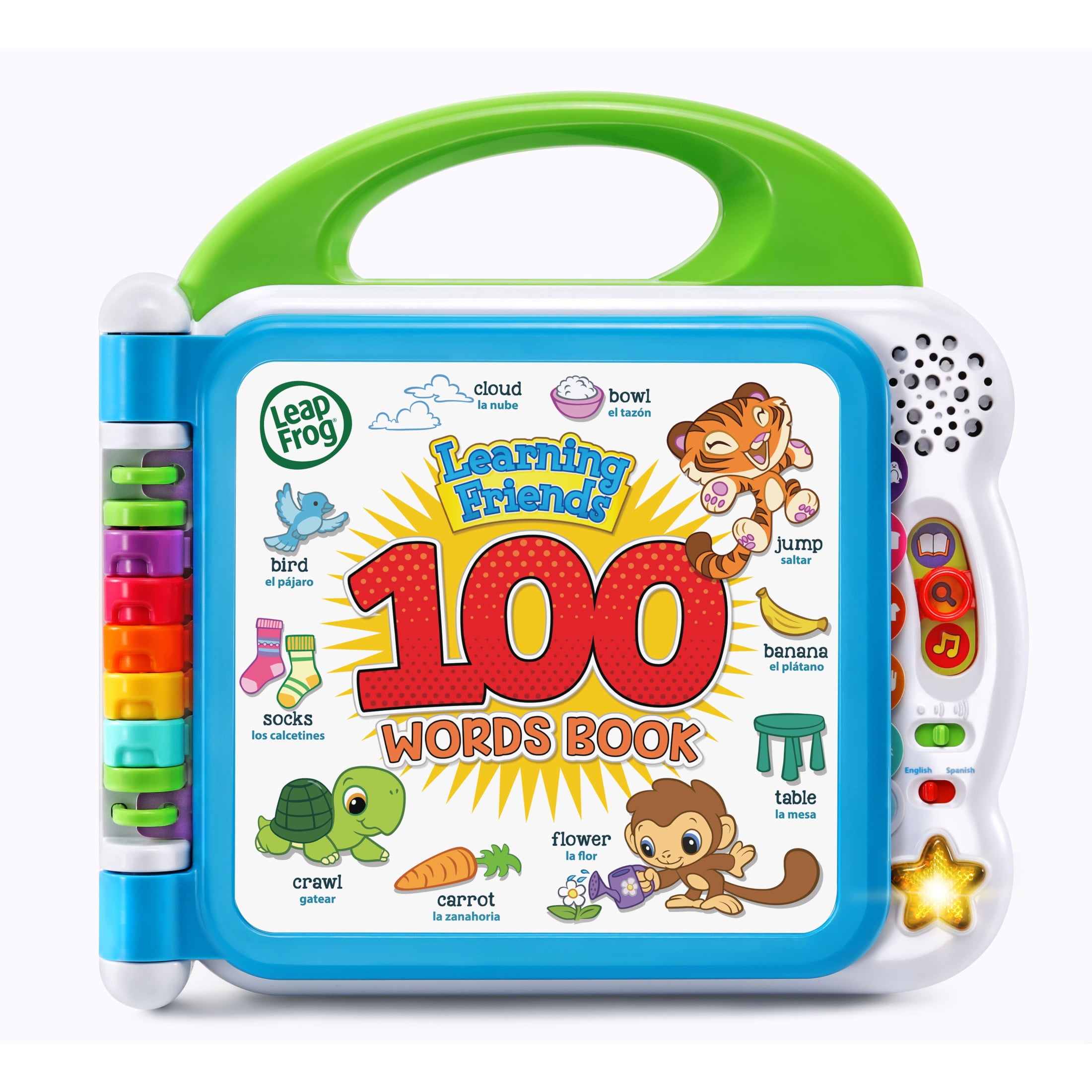 LeapFrog Learning Friends 100 Words Bilingual Electronic Book (English and Spanish, 1 Unit) q12mv