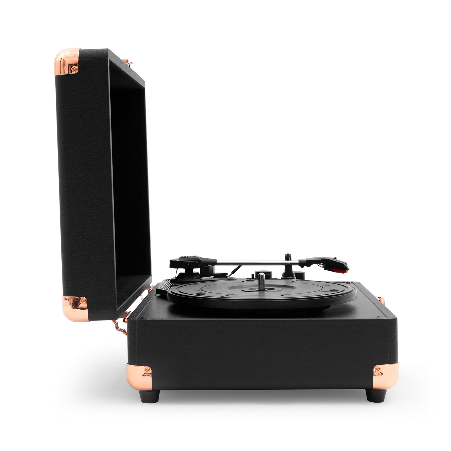 Victrola Journey Bluetooth Suitcase Record Player with 3-Speed Turntable (Black, 13.9 in x 10.1 in x 5 in) mjwk2