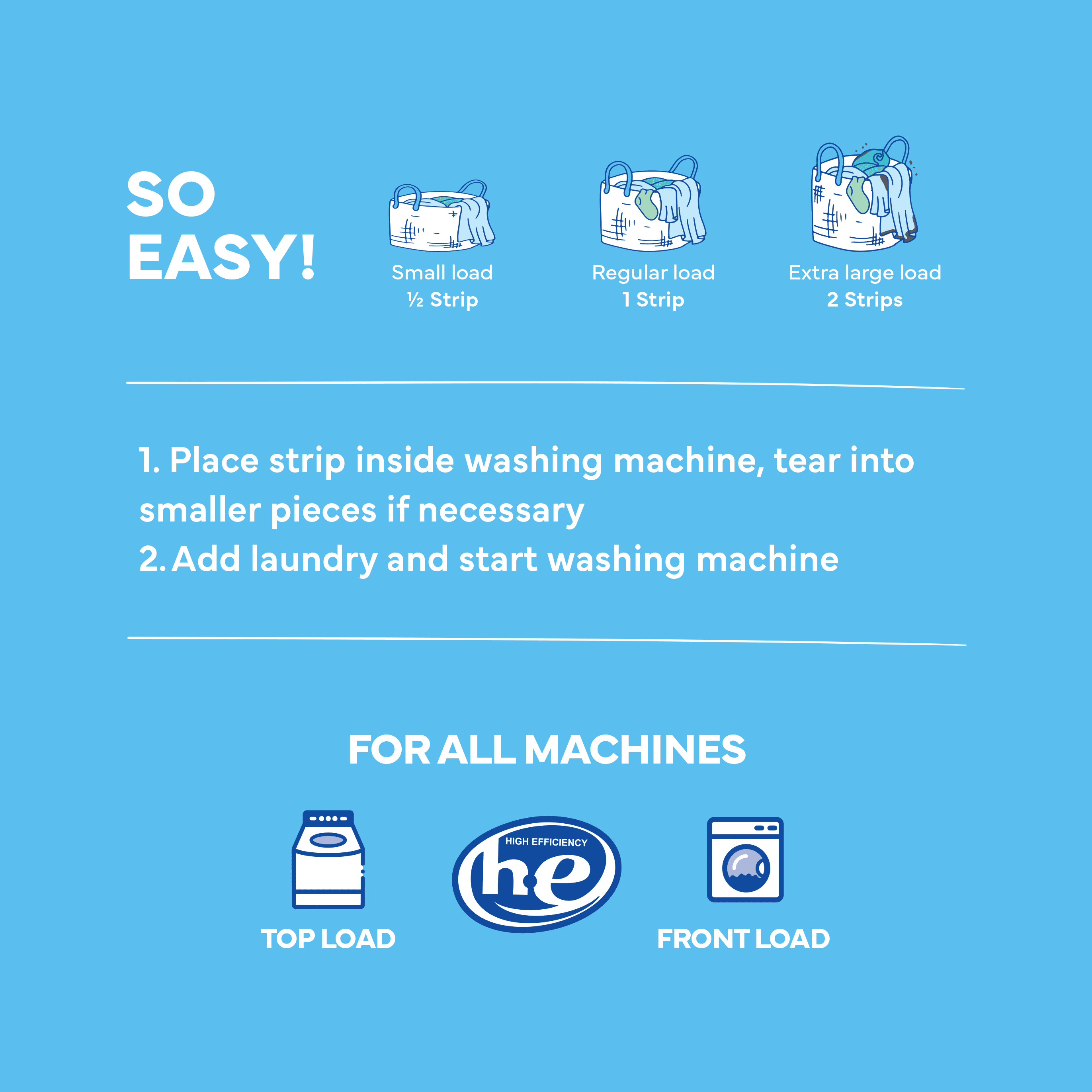 Tru Earth Laundry Detergent Sheets, Fresh Linen Scent, Eco-Friendly Concentrated Strips (64 Loads) 2x5ls