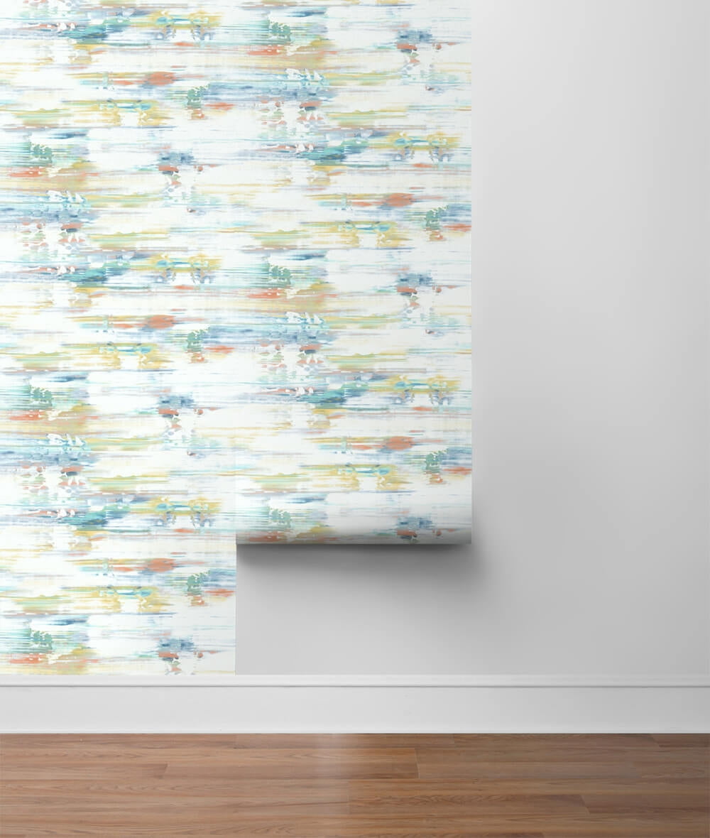 NextWall Brushed Stripe Peel and Stick Wallpaper (20.5 in. x 18 ft.) ny48e
