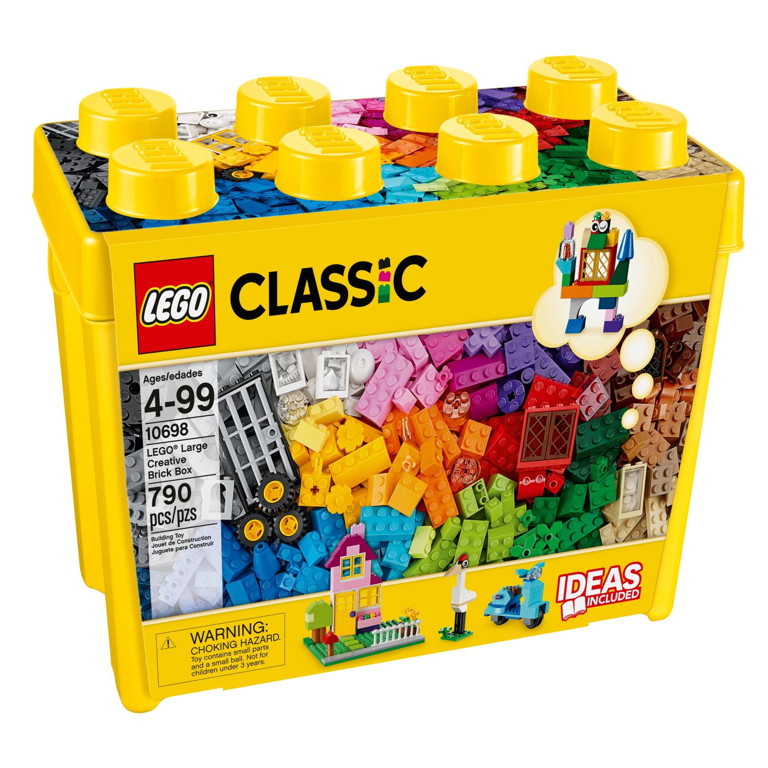 LEGO Classic Large Creative Brick Box 10698 Building Set with Storage Case (790 Pieces) 6aimv