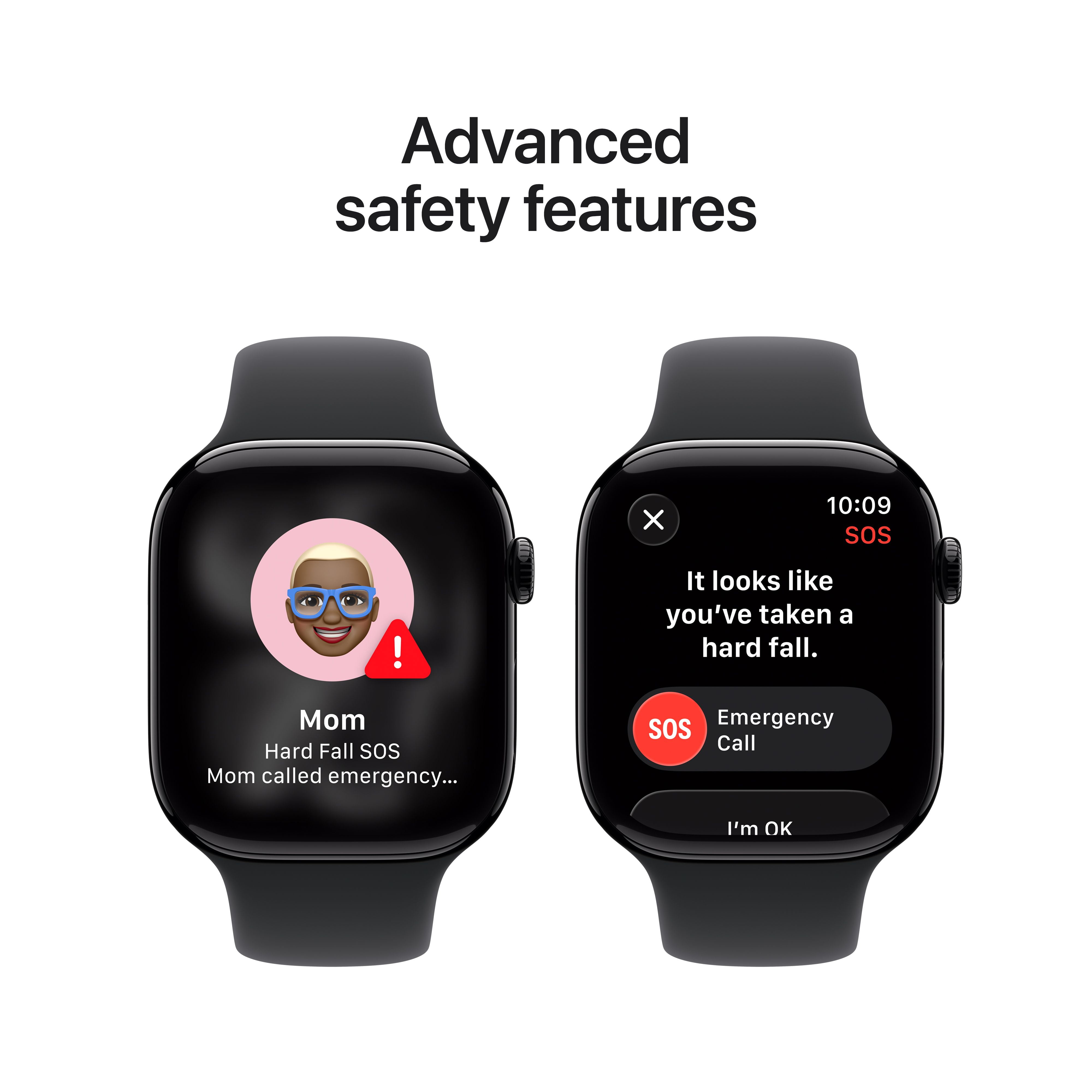Apple Watch Series 11 GPS + Cellular Smartwatch (Jet Black Aluminum Case, Black Sport Band, 46mm) 2u71l