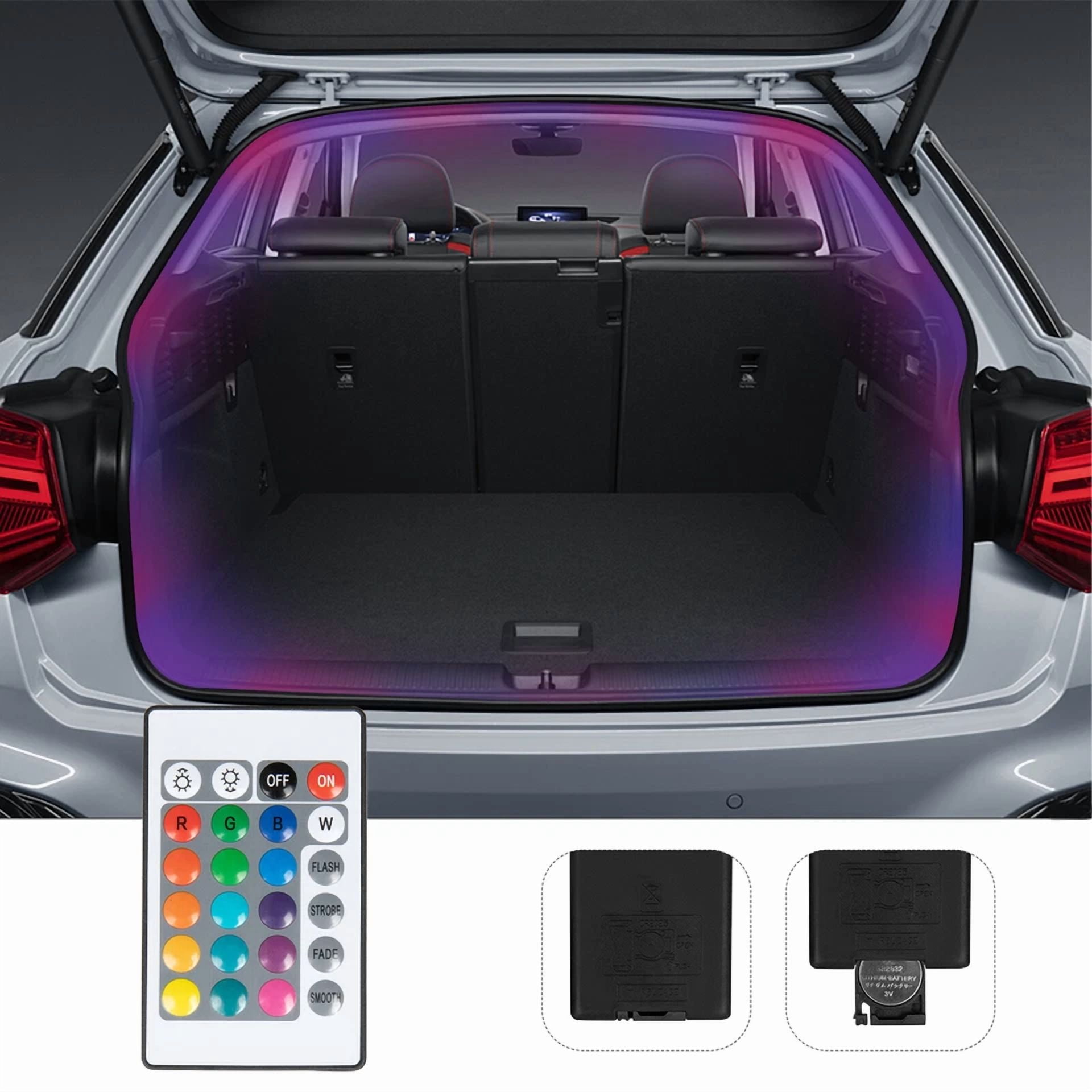 YANI LED Strip Lights RGB Color Changing Lighting Kit for Bedroom Decor (Multicolor, 16.4 ft) xo6ii