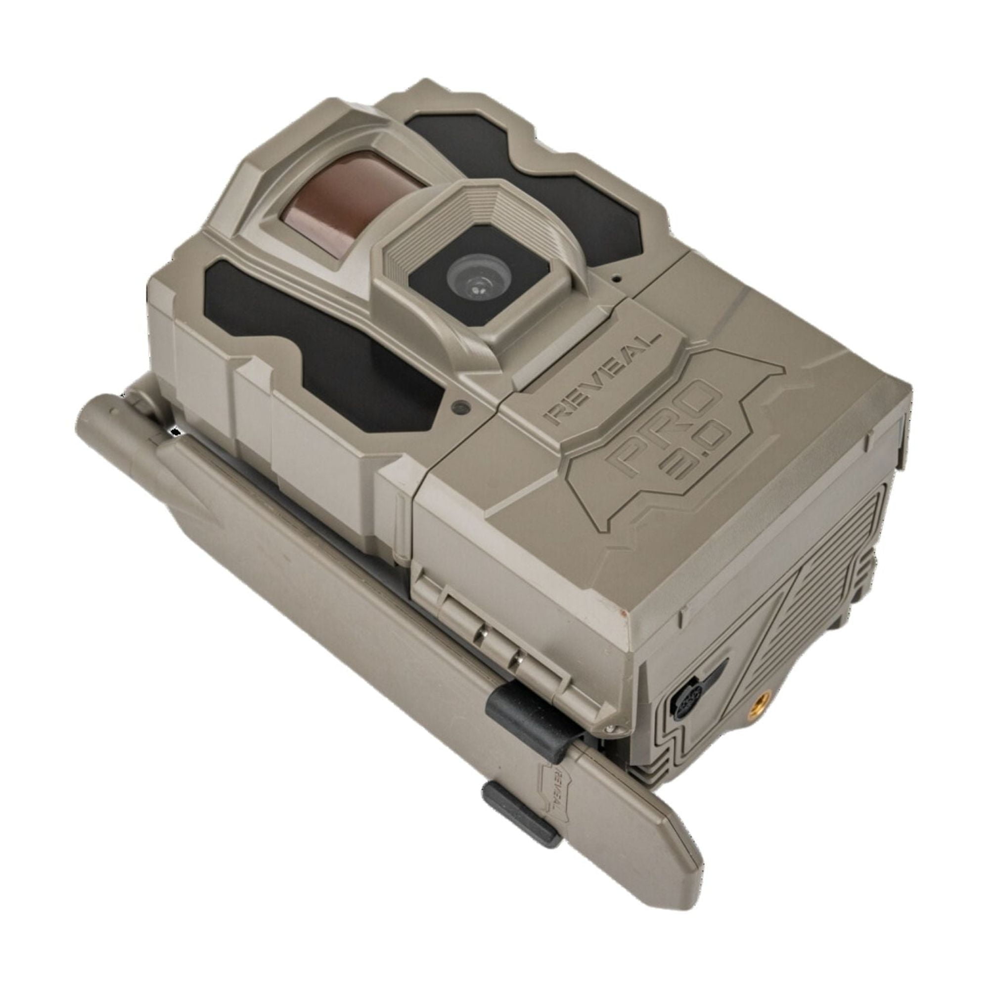 Tactacam Reveal Pro 3.0 Cellular Trail Camera (4G LTE, GPS, No-Glow Night Vision, 1080p HD) (Black, 1 Unit) 1lfgr