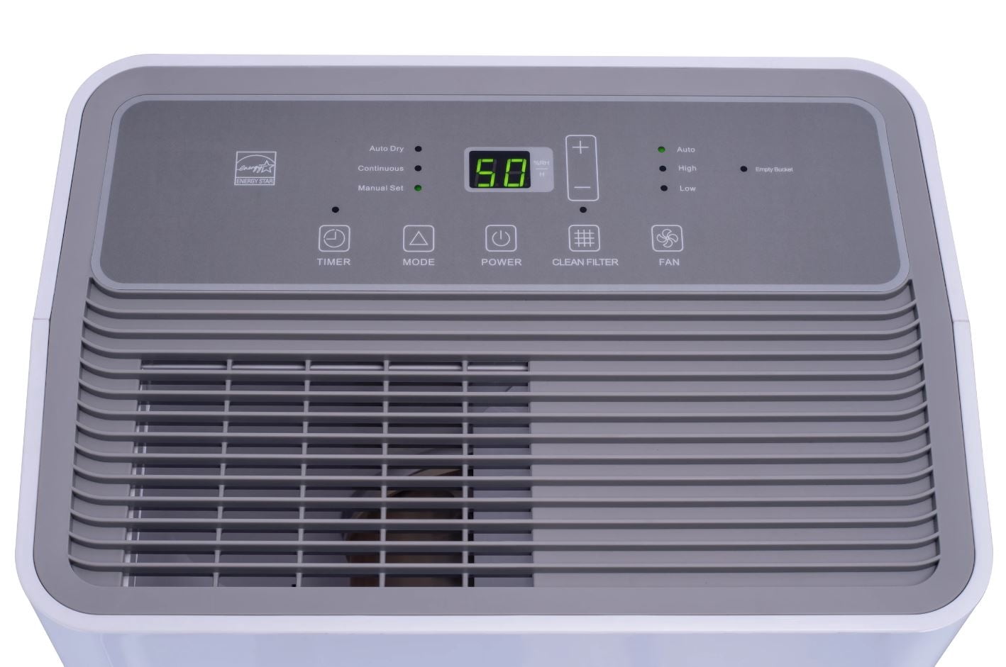 Hisense 50-Pint Dehumidifier for Basements and Large Rooms, Quiet Operation, Washable Filter (4500 sq. ft. Coverage) msn89