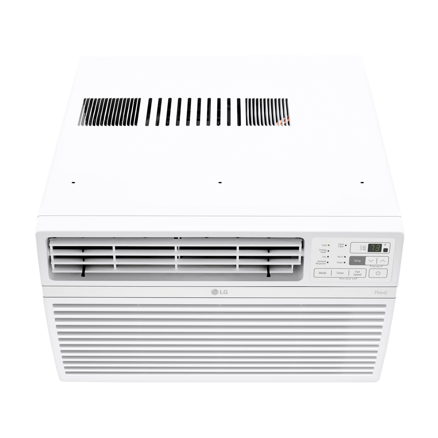 LG 8,000 BTU Window-Mounted Air Conditioner with Wi-Fi Control (White, 350 sq ft) cqpq7