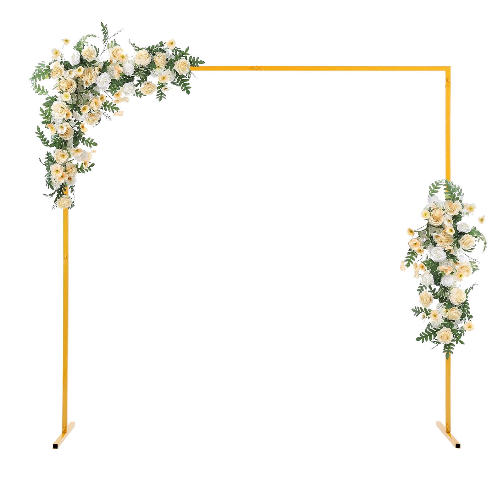 Denest Balloon Arch Stand Kit for Wedding Birthday Party Decoration (Yellow, 6.6 ft) 0omuh