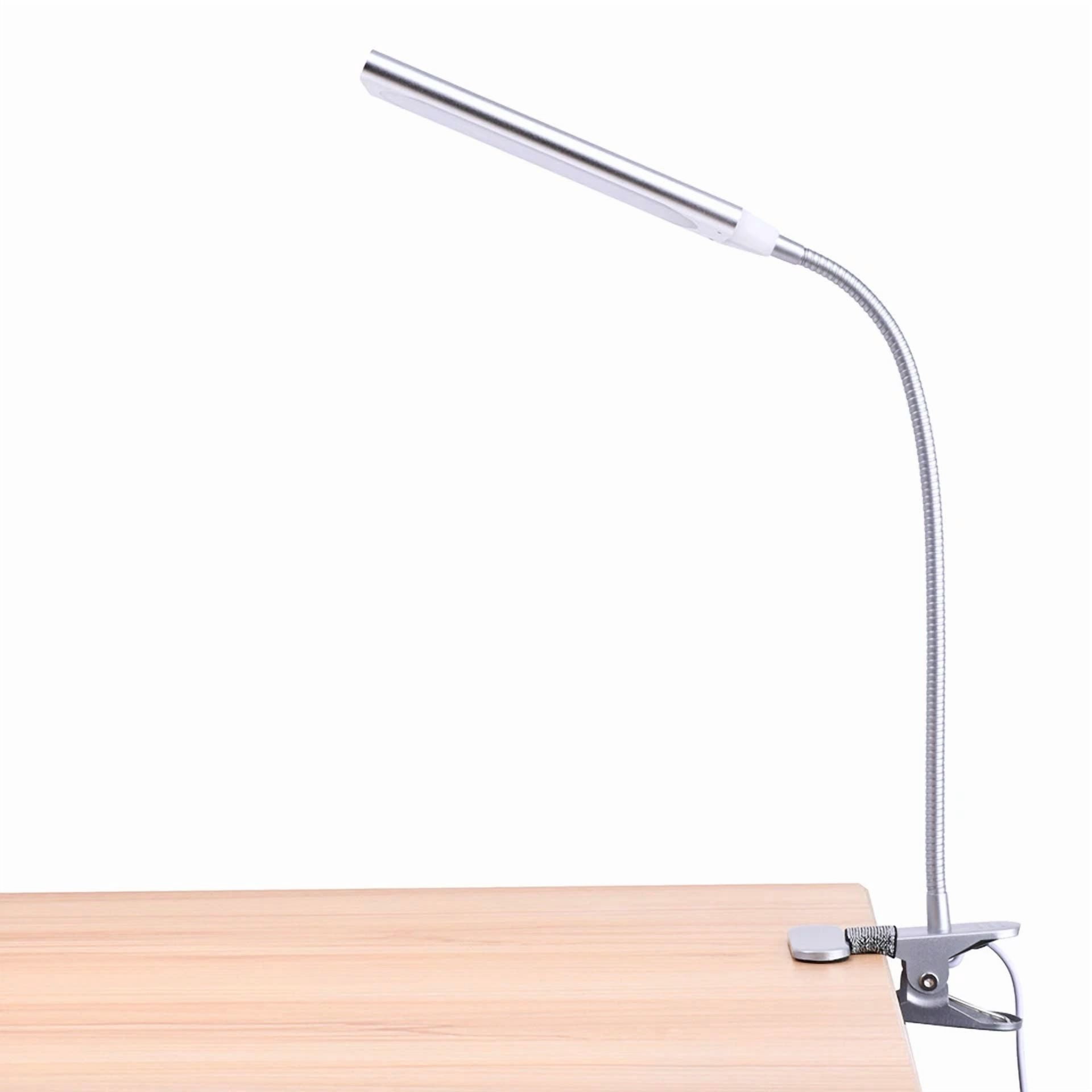 Knack 48 LED Clip-On Desk Lamp Flexible Reading Light for Students and Kids (Black) ggq95