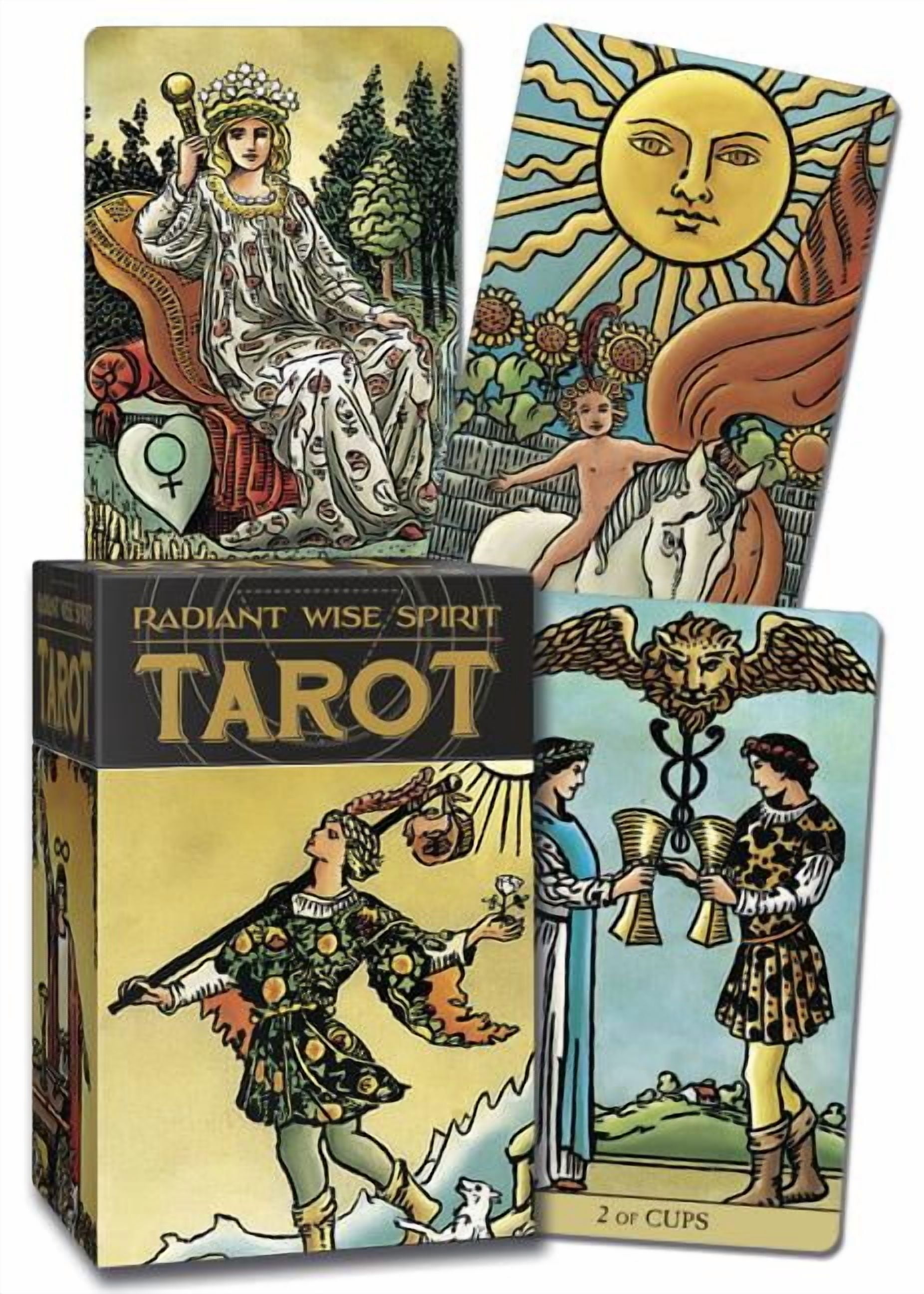 Sasha Graham Radiant Wise Spirit Tarot Deck (Hardcover, 78 Cards) b11wo