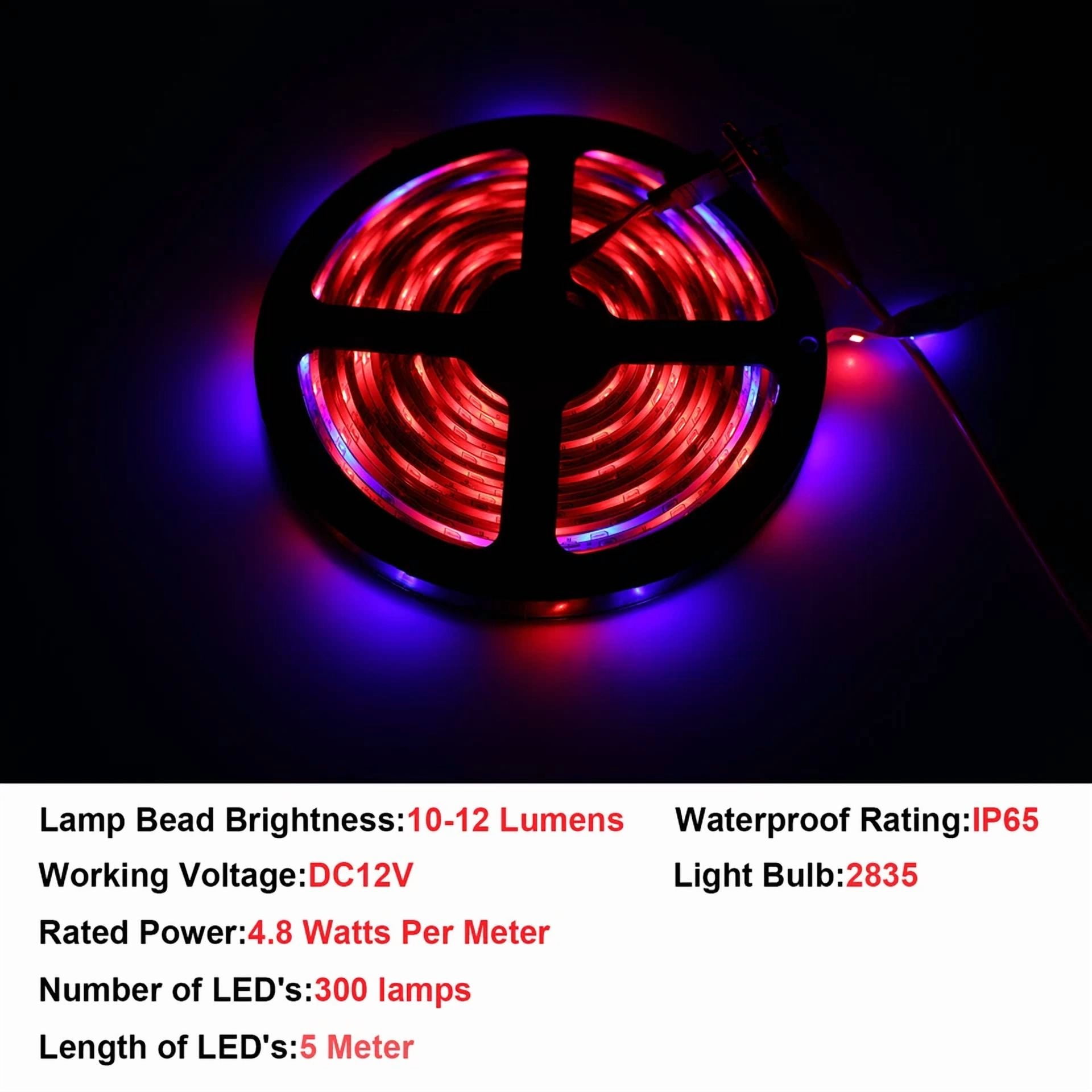 YANI LED Strip Lights RGB Color Changing Lighting Kit for Bedroom Decor (Multicolor, 16.4 ft) xo6ii