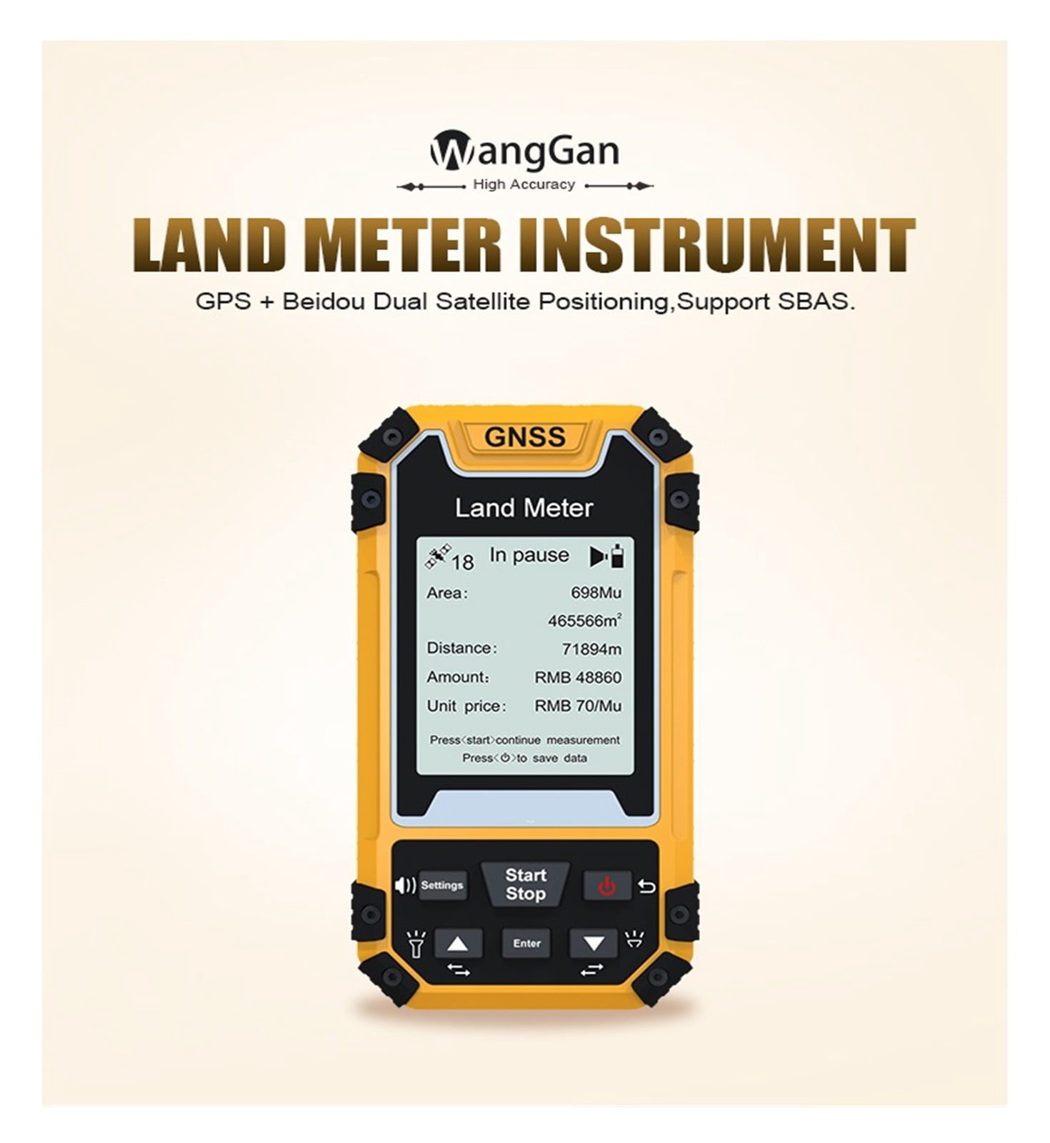 Dag S1 Portable GPS Land Measuring Meter with 2.4 inch Screen for Surveying and Mapping (Black, 4.61 in x 2.40 in x 0.87 in) sua7d
