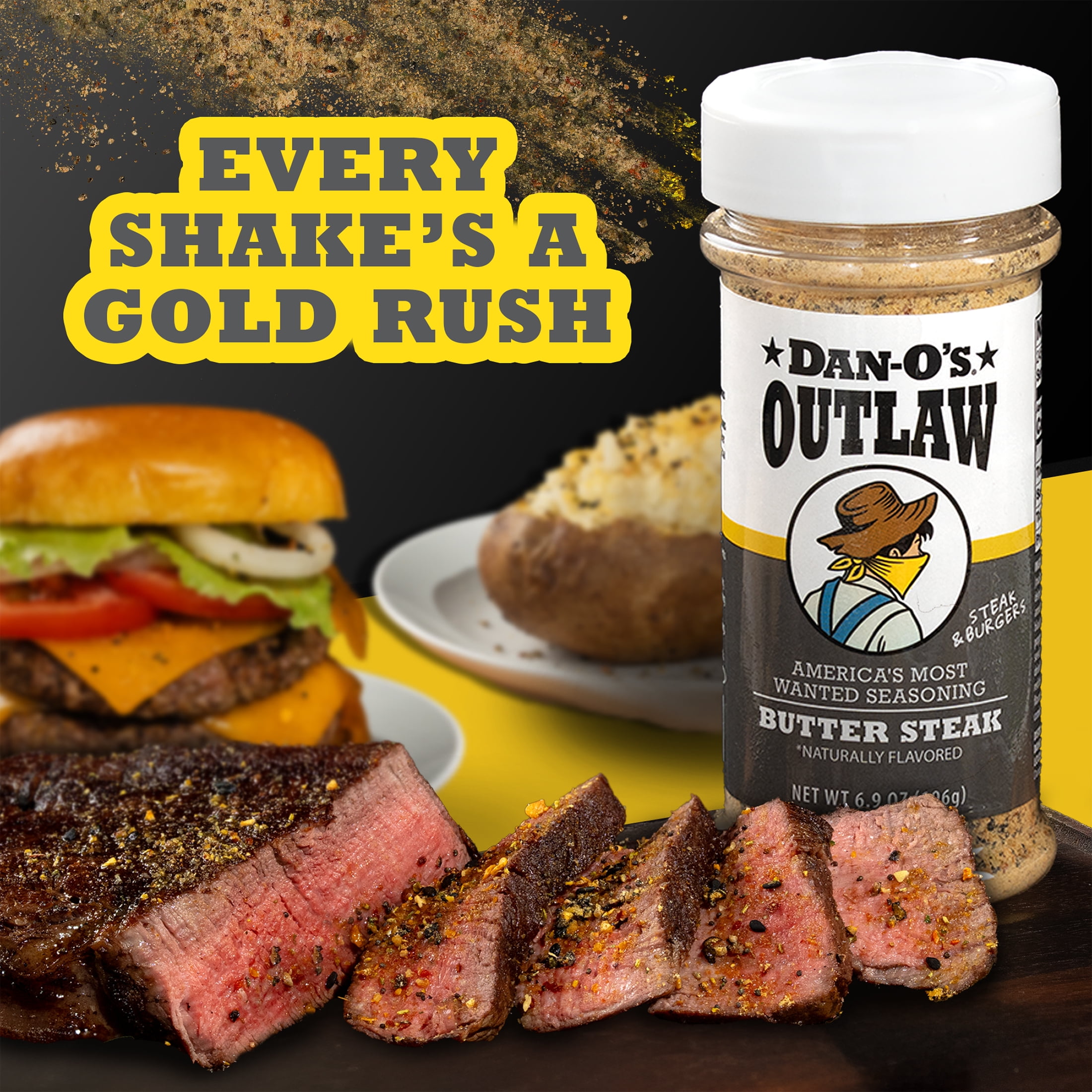 Dan-O’s Seasoning Outlaw Butter Steak All Purpose Grilling Seasoning (6.9 oz) kzcwa