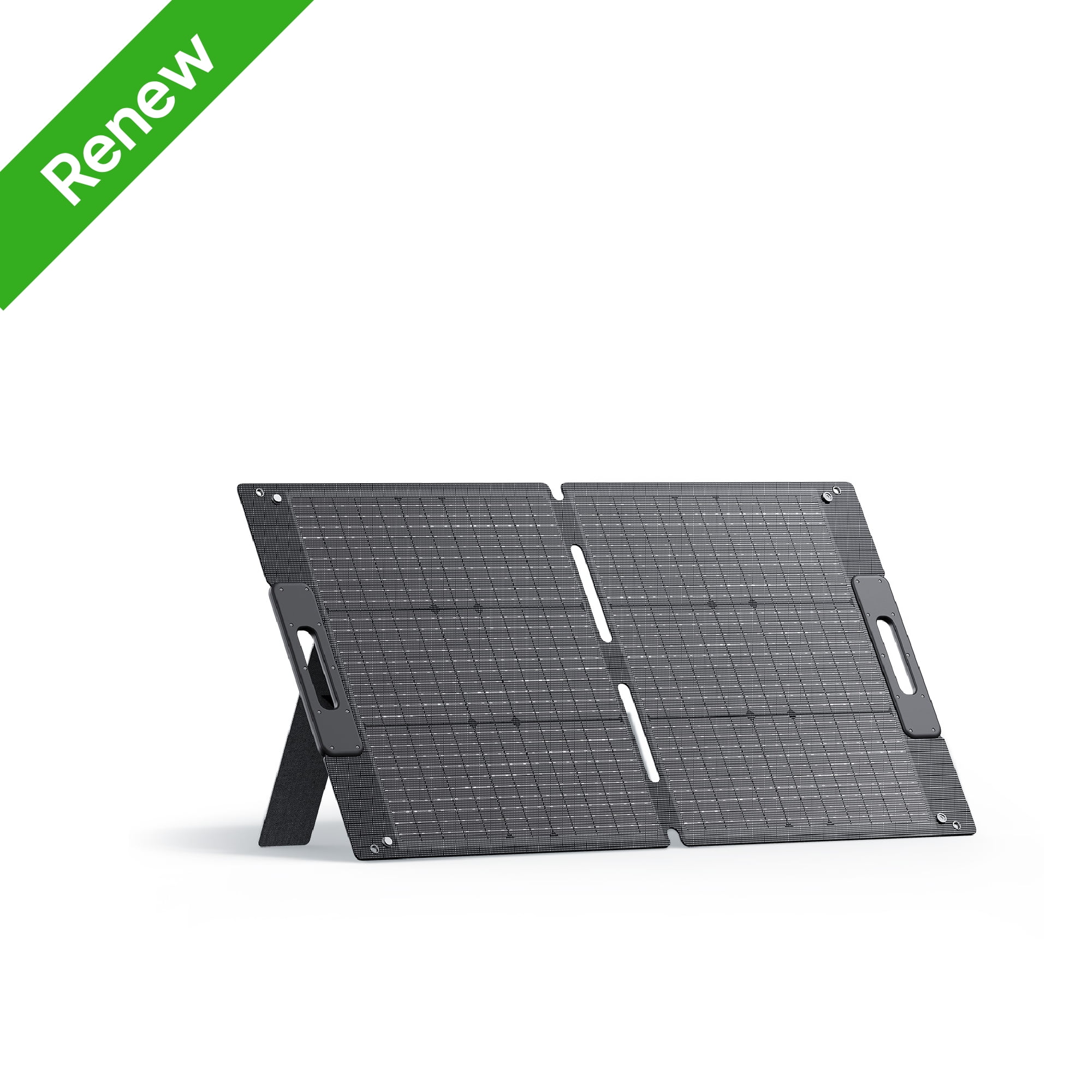 BLUETTI 100W Portable Solar Panel Foldable Charger with Adjustable Kickstands for Power Stations (Grey, 10.9 lb) yia61