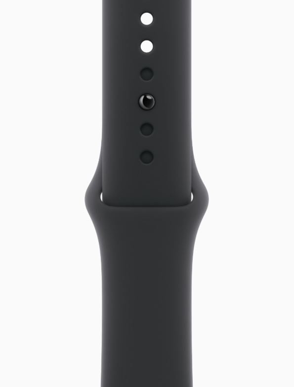 Apple Watch Series 11 GPS + Cellular (Silver Aluminum Case, Black Sport Band, 46mm) nwl0m
