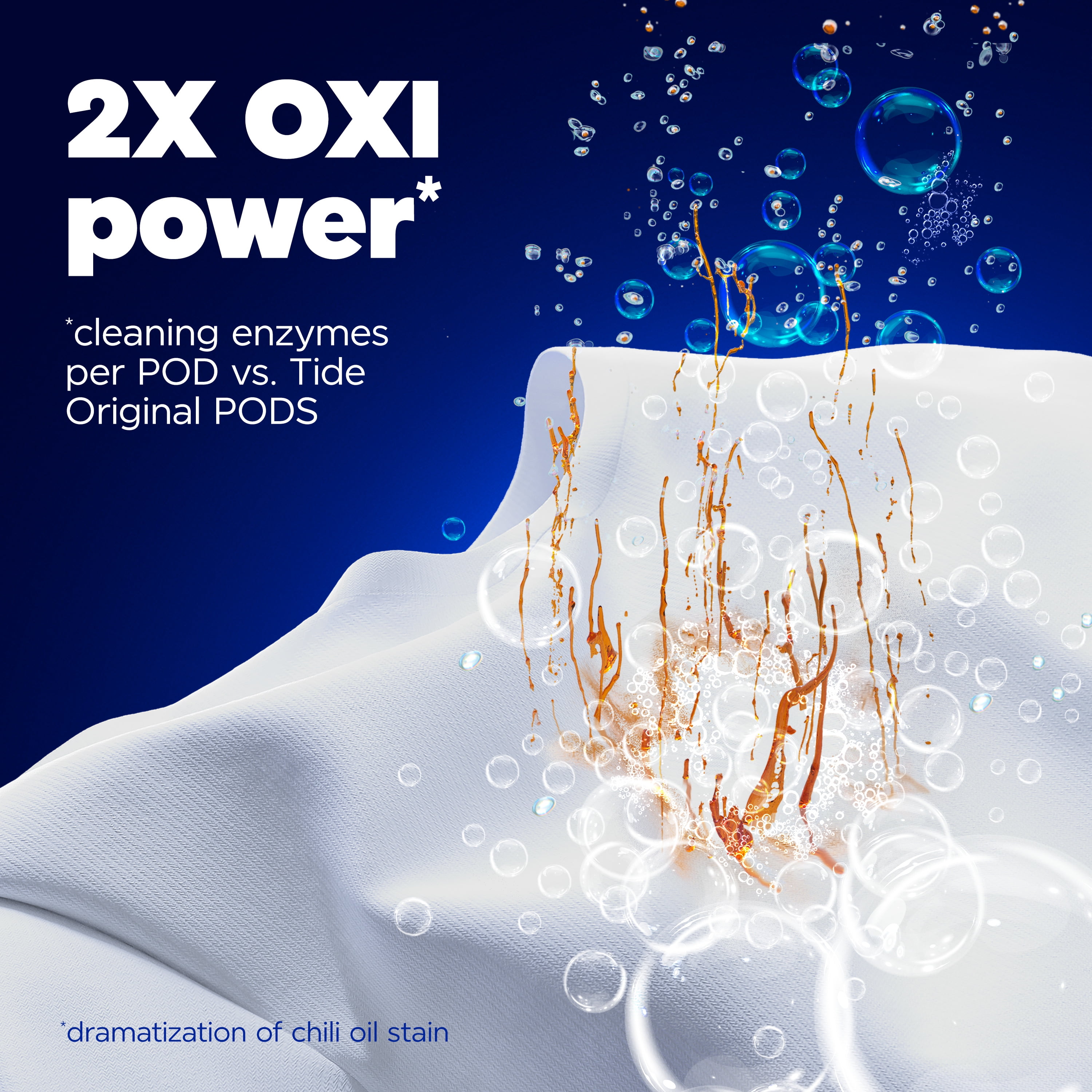 Tide PODS Laundry Detergent Pacs, Oxi Boost Power with Stain Remover (45 Count) x7hn6